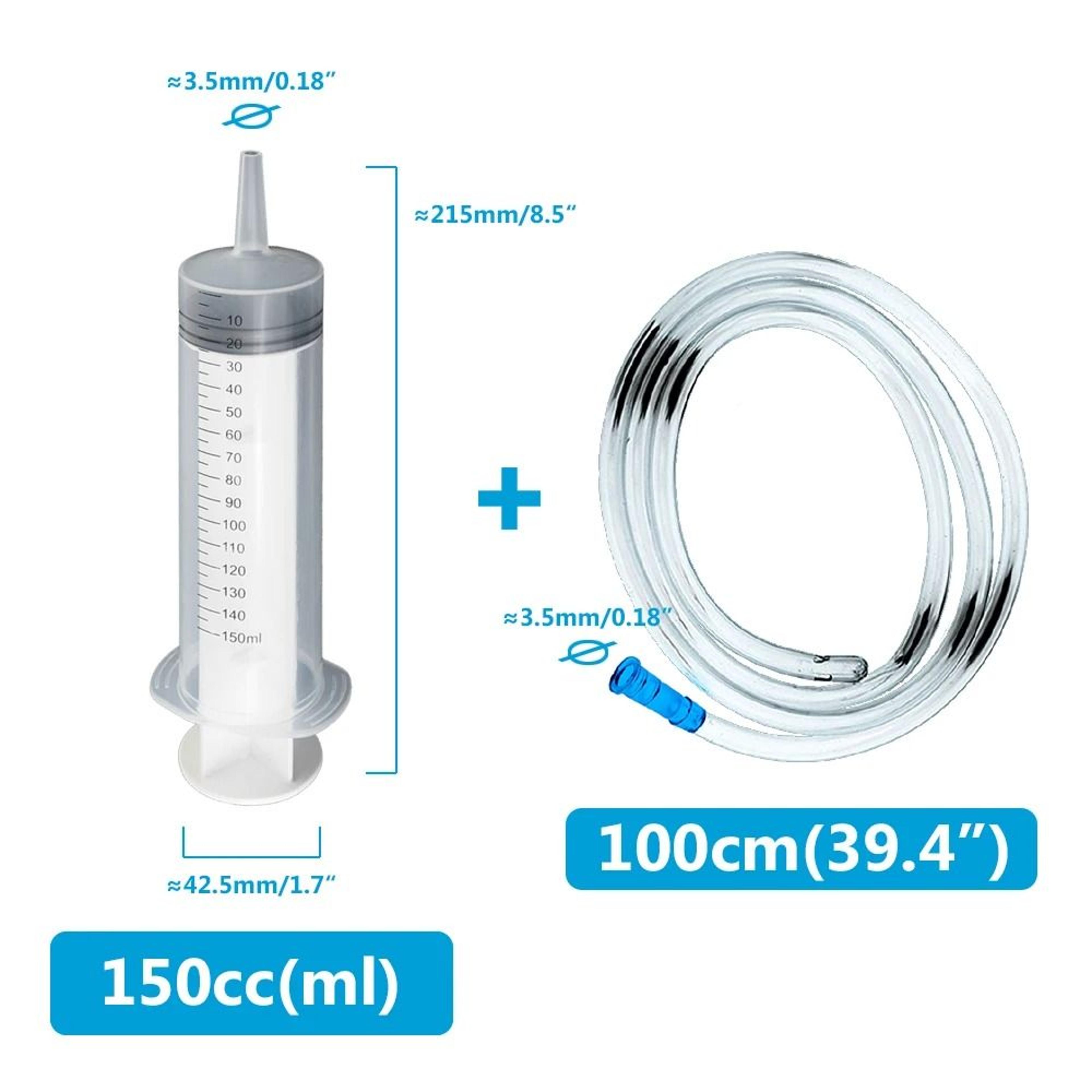 Multifunction Large Capacity Syringe With Hose For Pet Feeding Oil Glue And Fluid Transfer 9