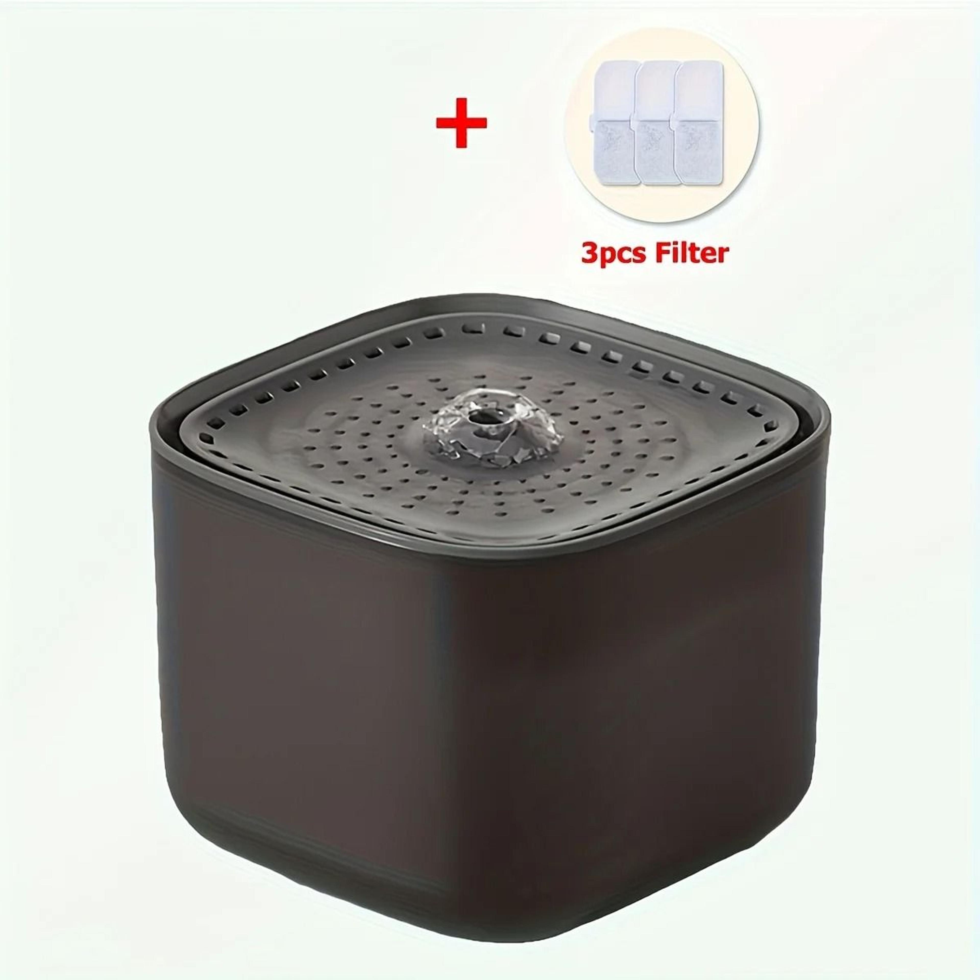 automatic pet water fountain with silent filtration system