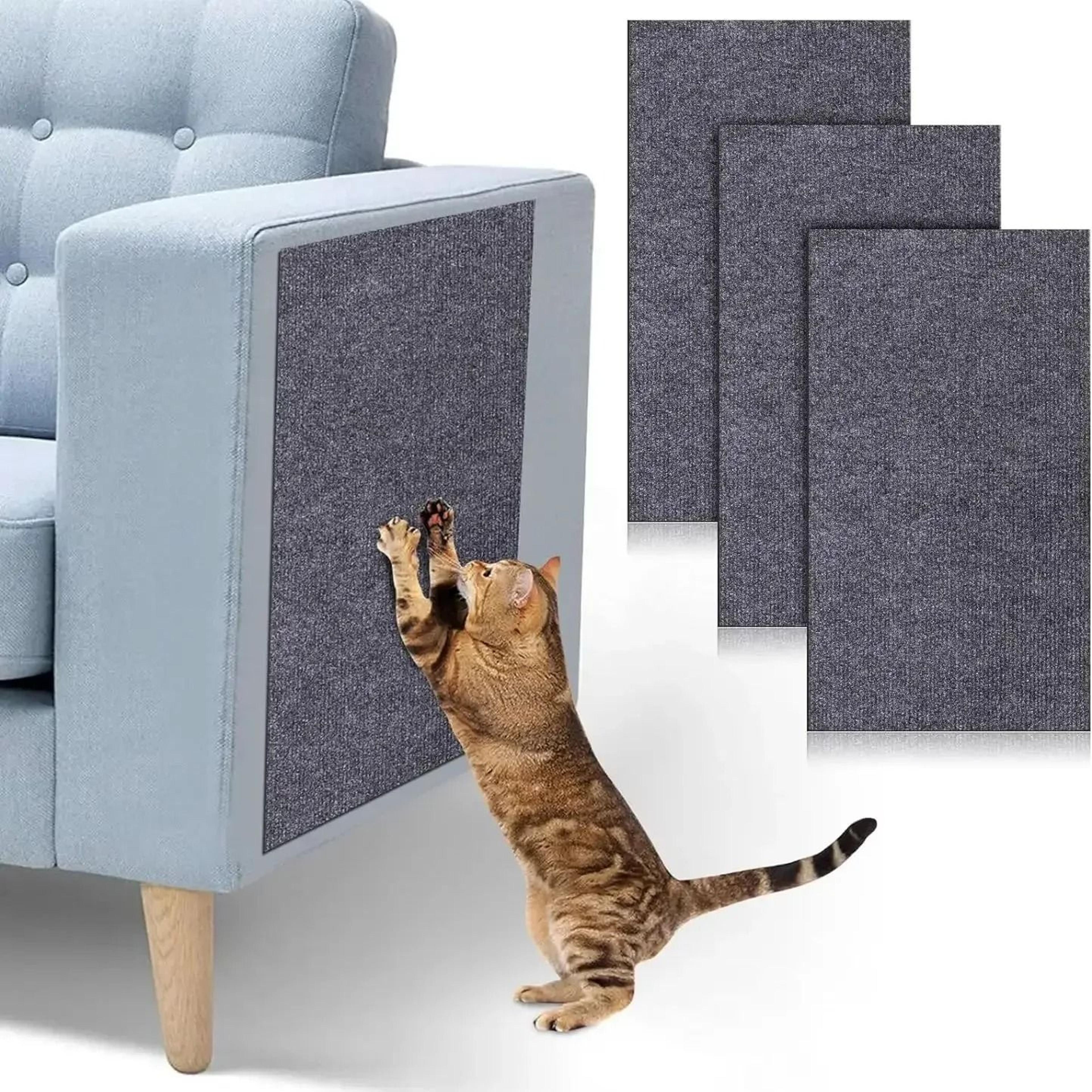 Self Adhesive DIY Cat Scratcher Mat For Sofa And Wall Protection 0