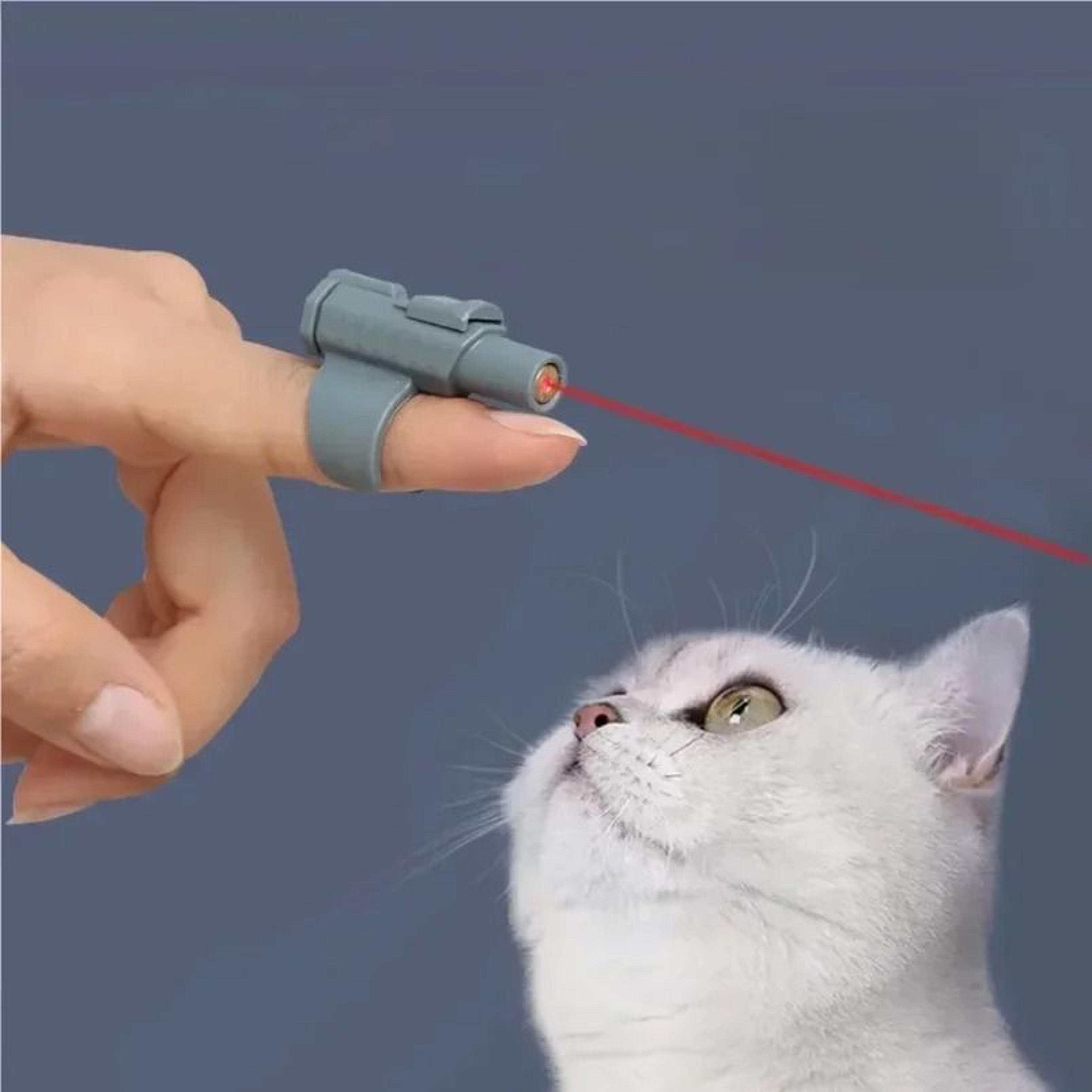 Portable Mini Finger Sleeve Laser Cat Toy For Interactive Play 6