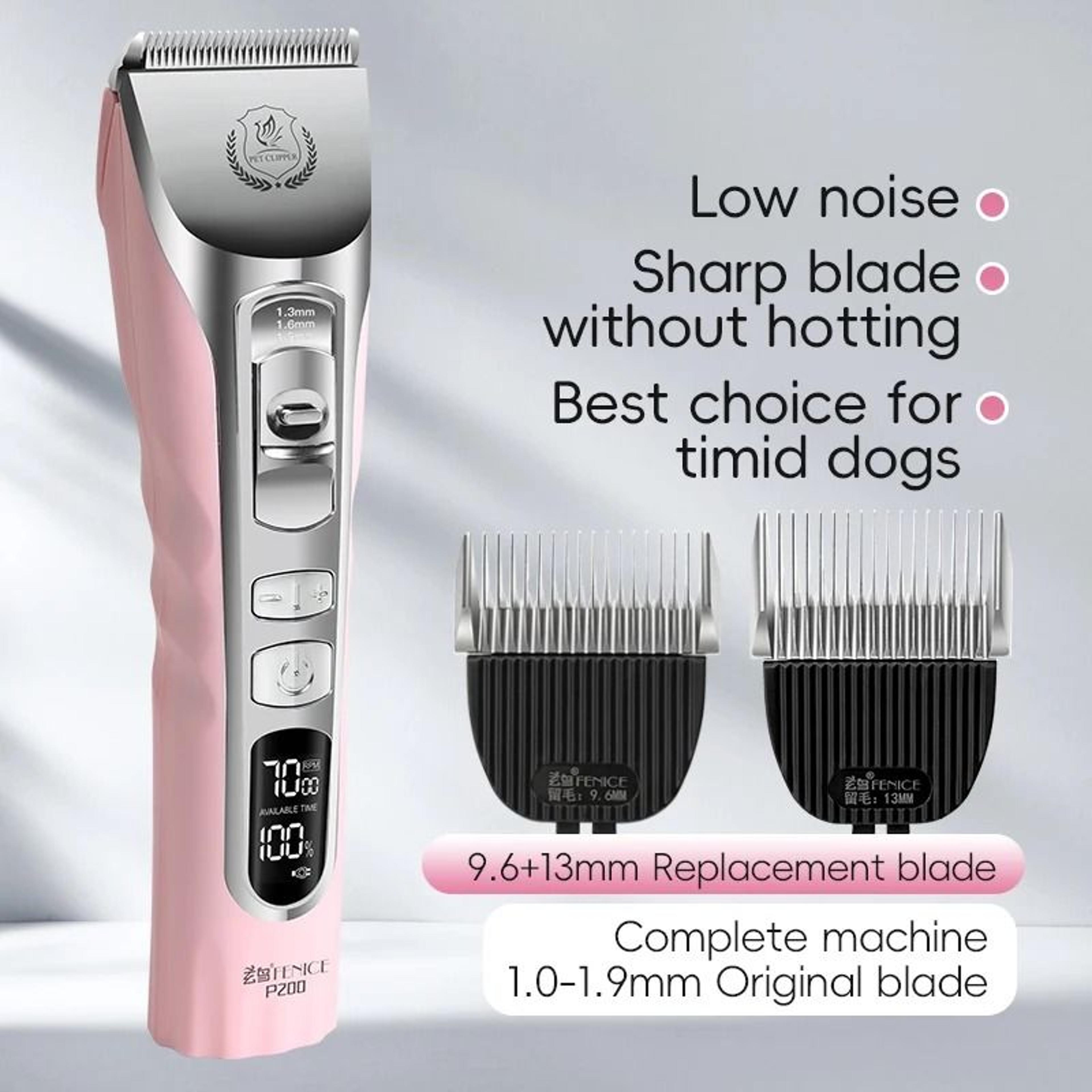 Fenice Cordless Pet Grooming Clippers With LCD Display 9