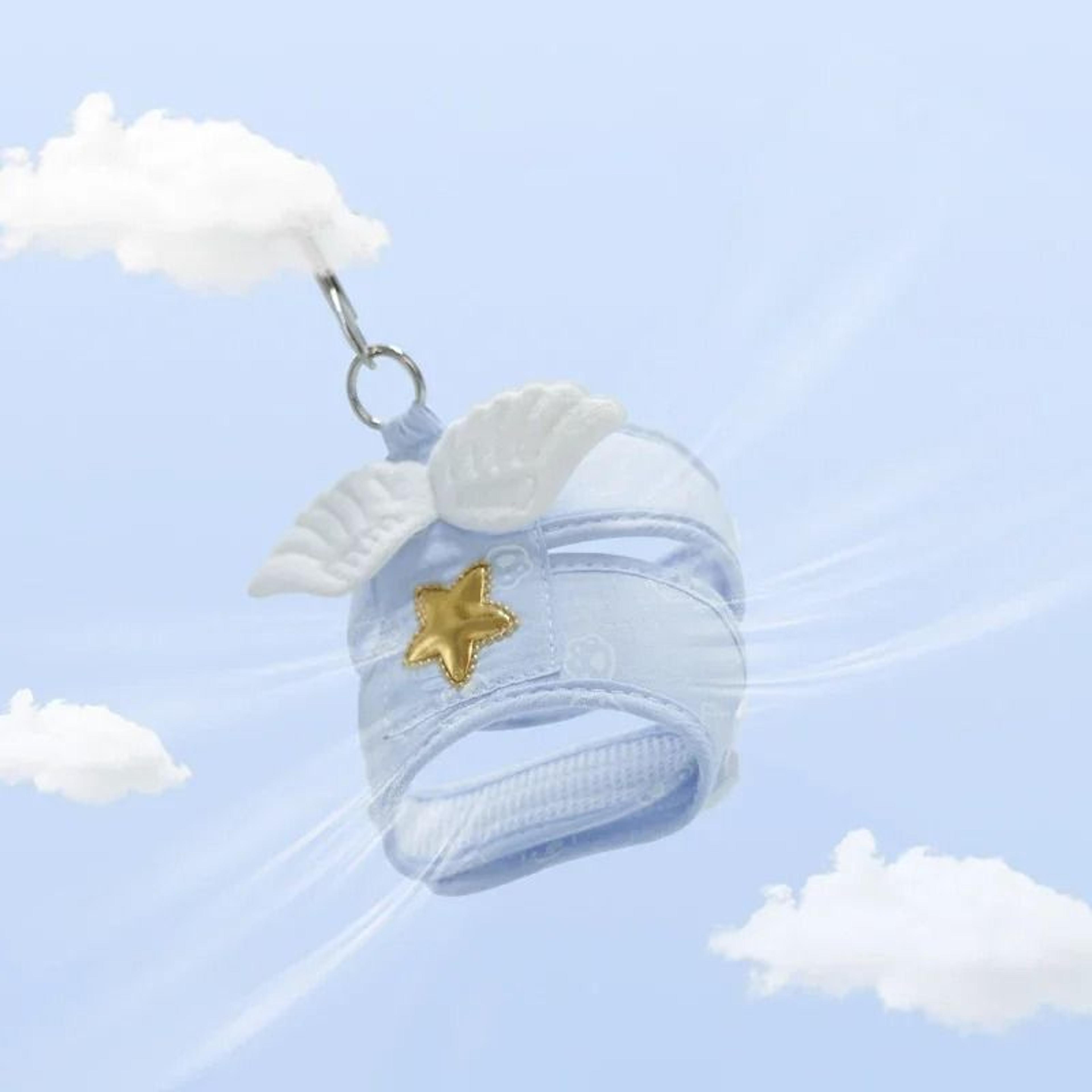 kawaii angel wing pet harness leash set for cats and small dogs