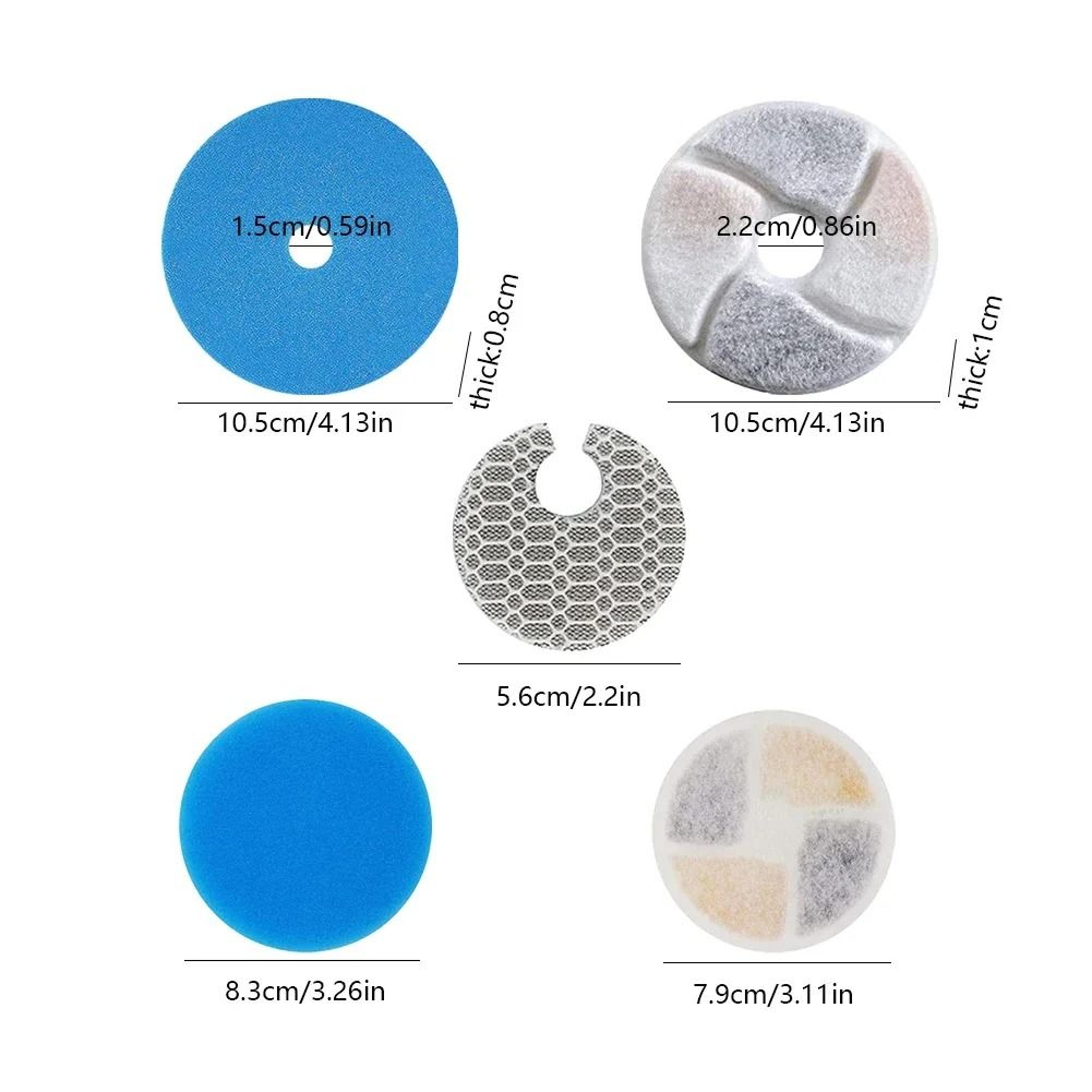 Cat Water Fountain Filter Replacement Set Activated Carbon Pet Fountain Filters For Clean Fresh Wat 6