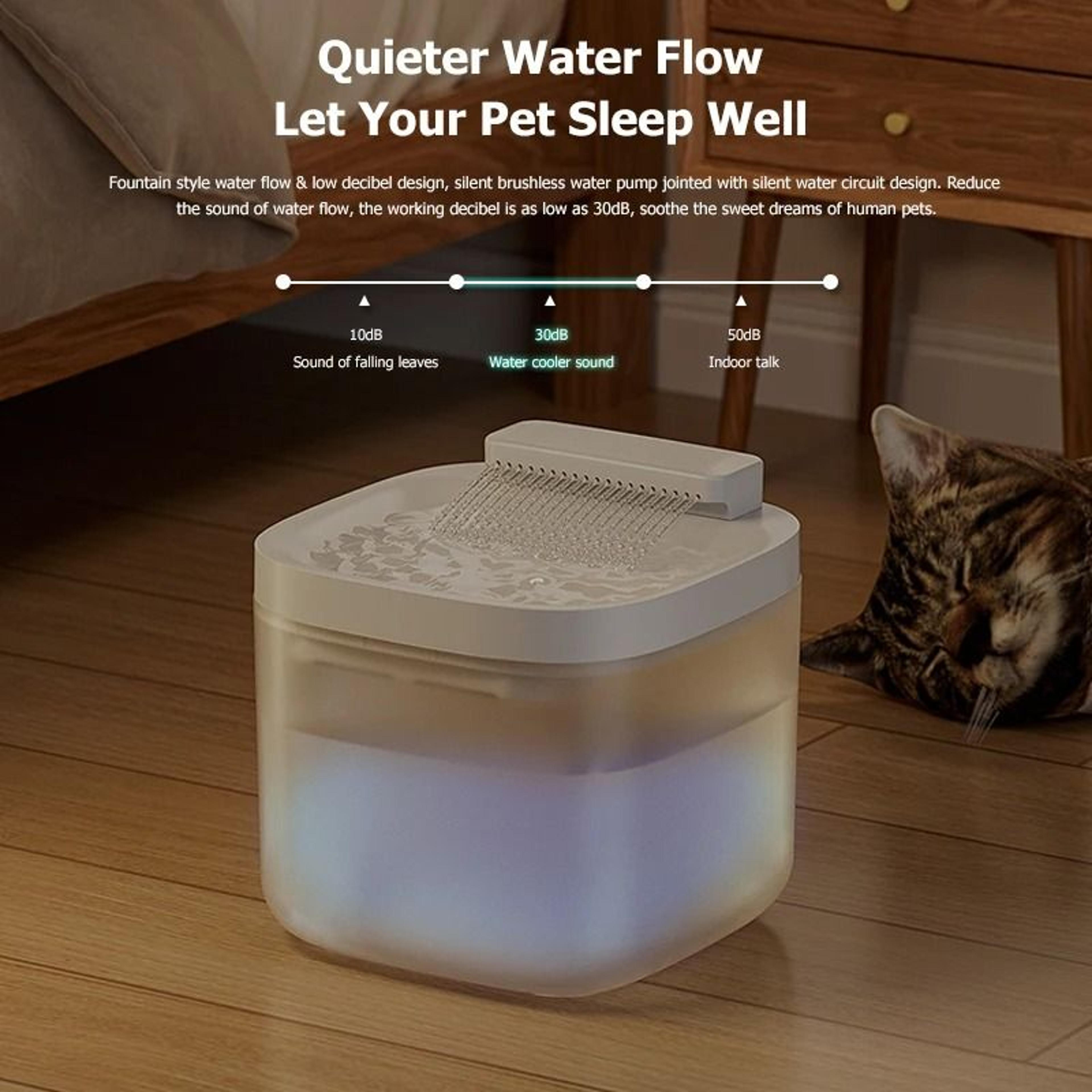 Automatic Pet Water Fountain 3L Circulating Drinking Fountain With Filters For Cats And Dogs 6