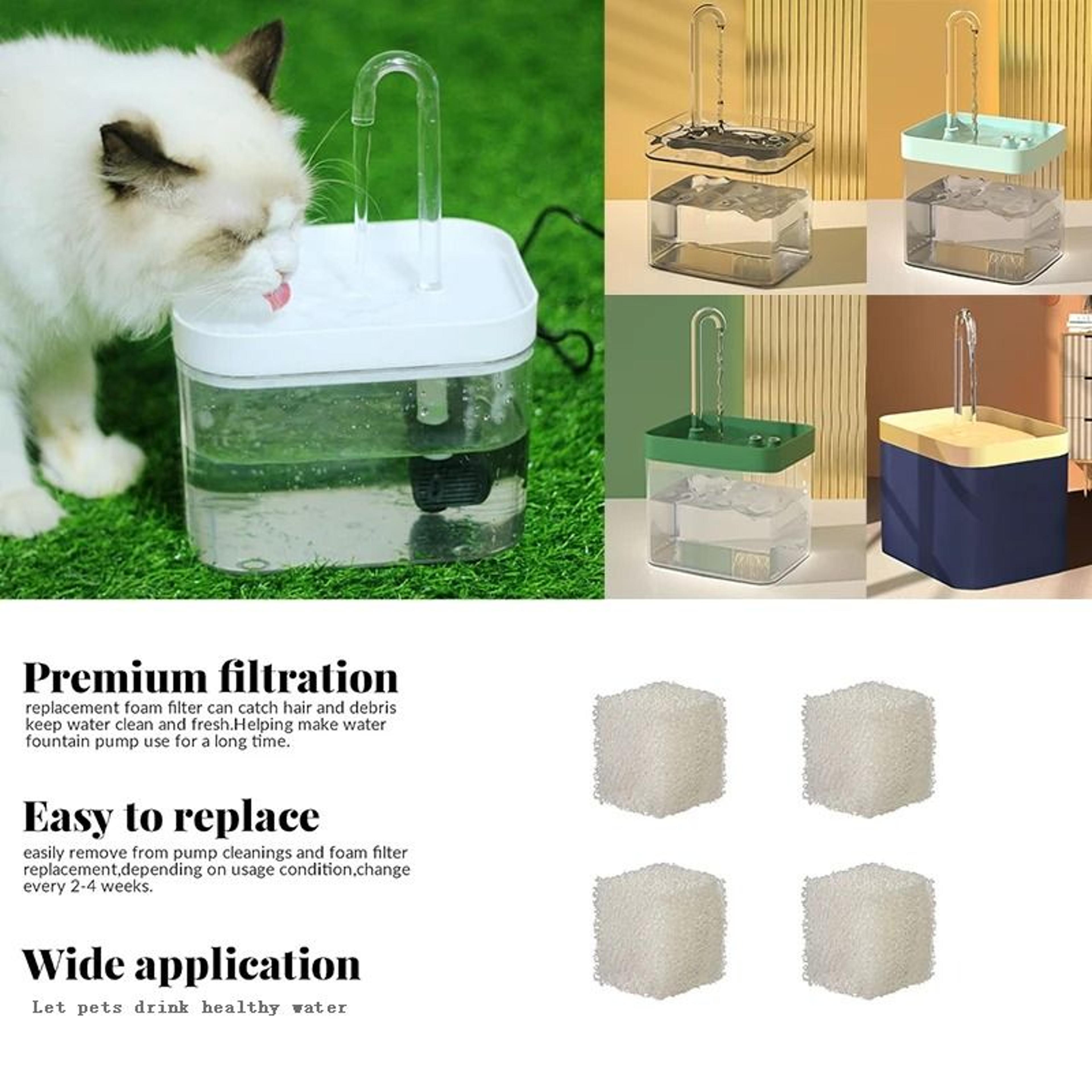 Pet Water Dispenser Replacement Filter Sponge For Cat And Dog Water Fountains 5