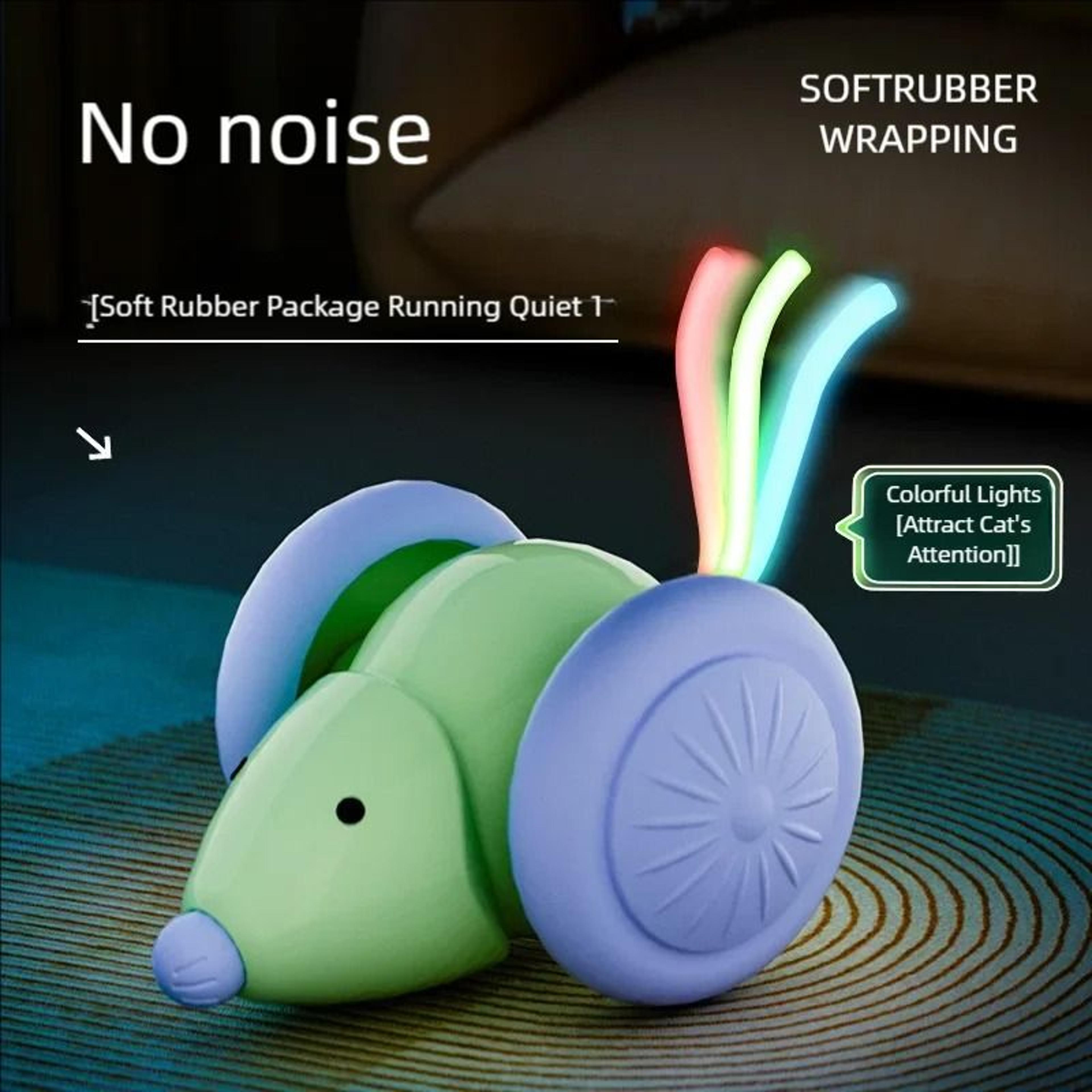 Interactive Electric Mouse Car Cat Toy Rechargeable Smart Automatic Pet Teaser 0