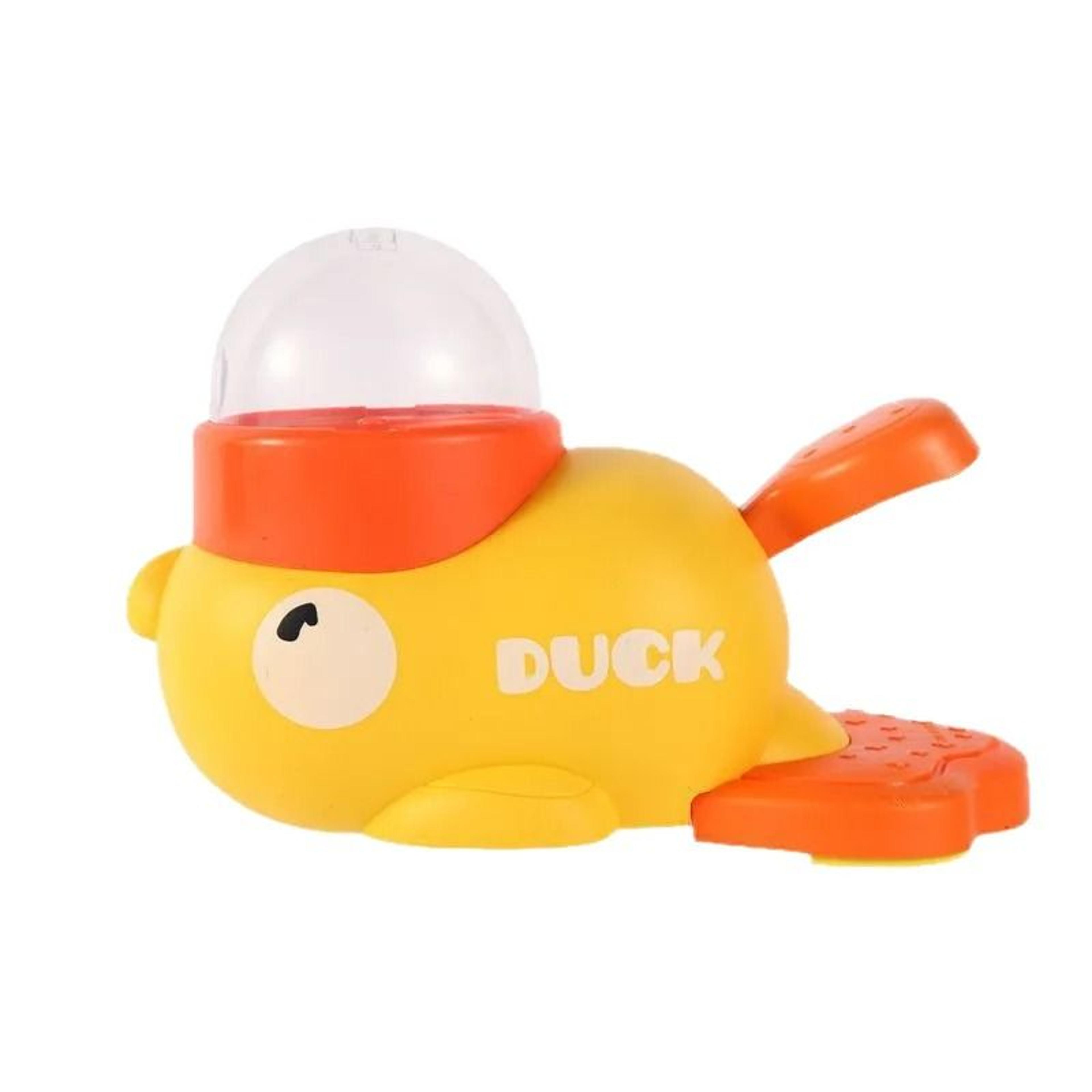 little yellow duck treat dispenser interactive slow feeder toy for cats and dogs