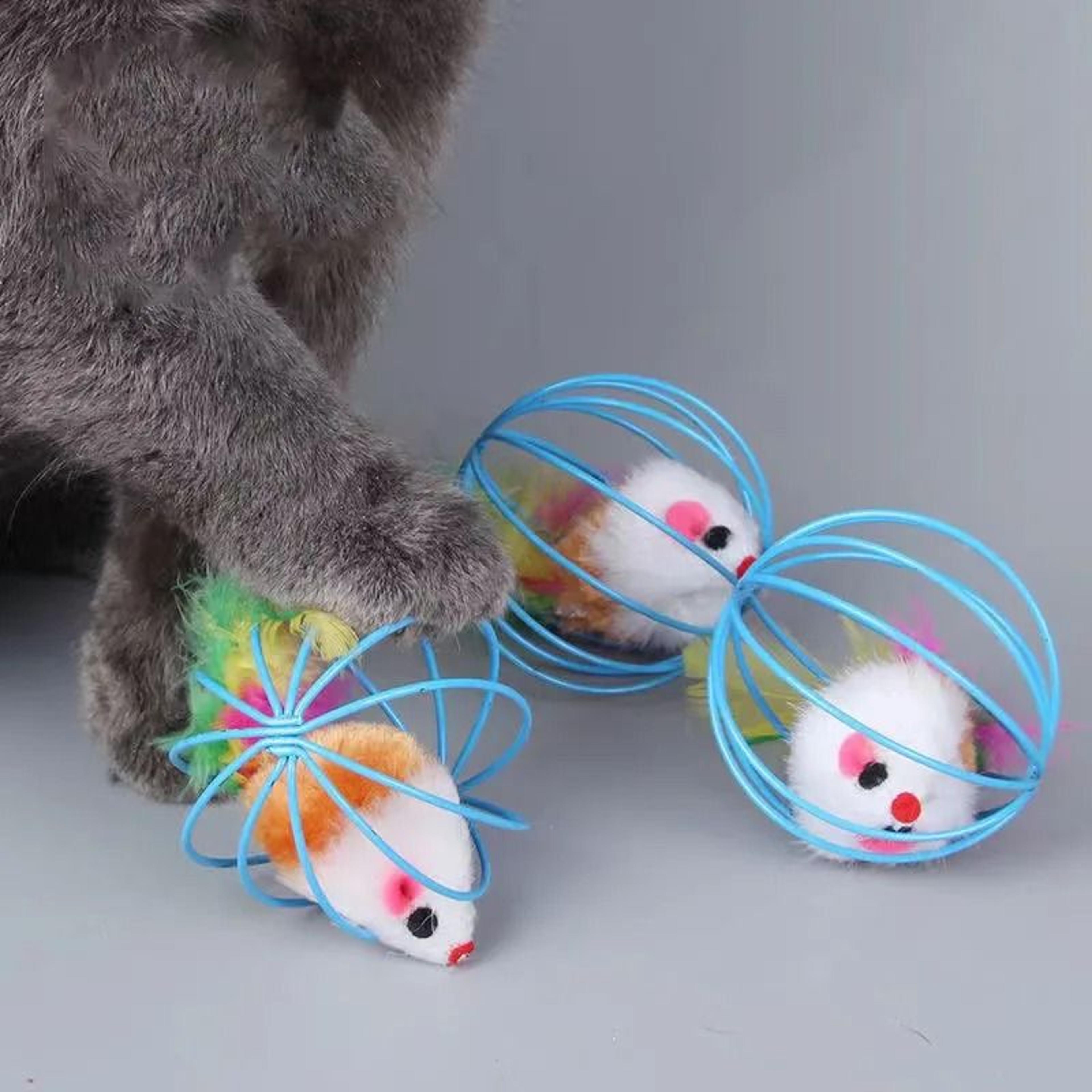 Interactive Plush Mouse Cat Toy Ball For Indoor Cats And Kittens 5