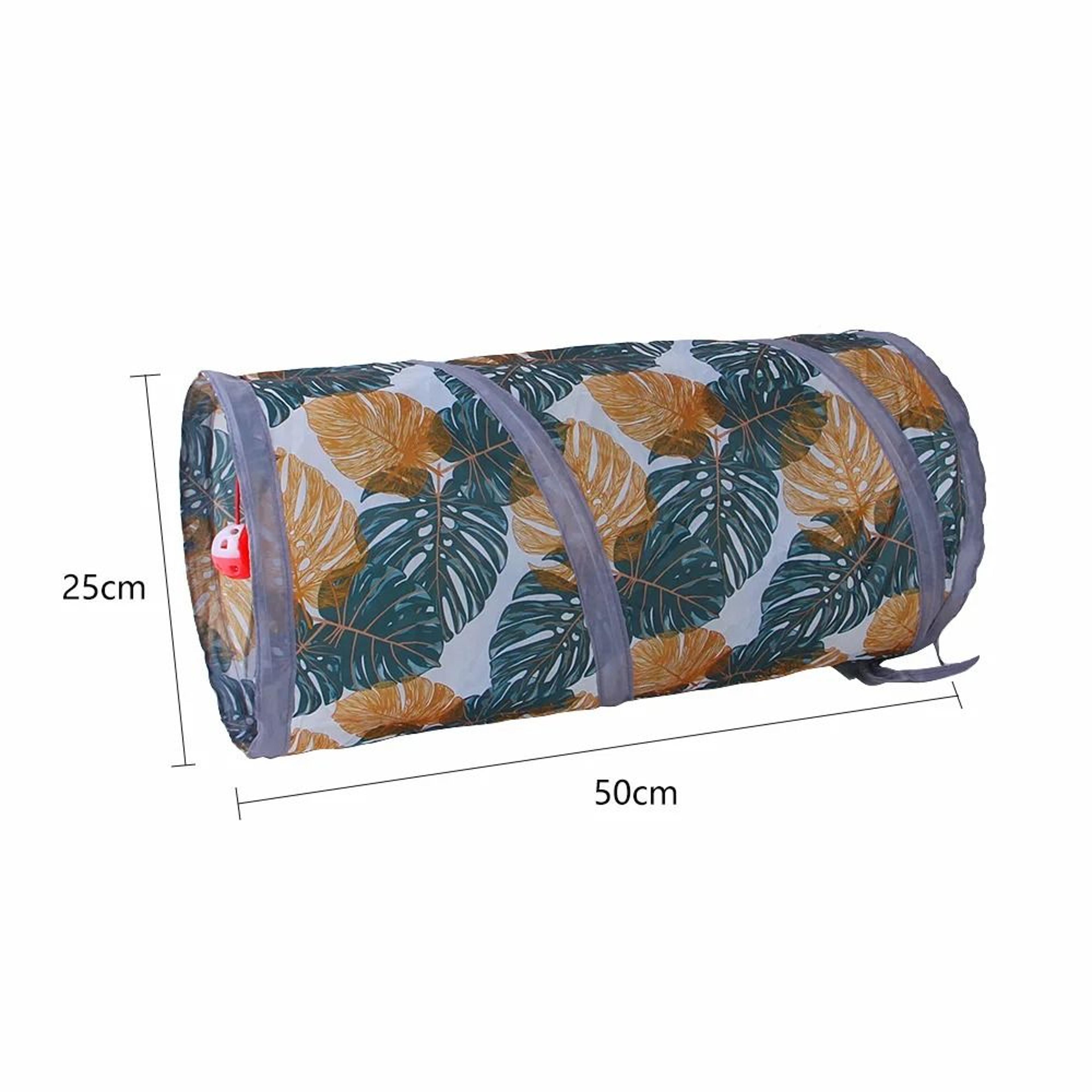 Foldable Interactive Cat Tunnel Toy With Multiple Holes For Kittens And Rabbits 1