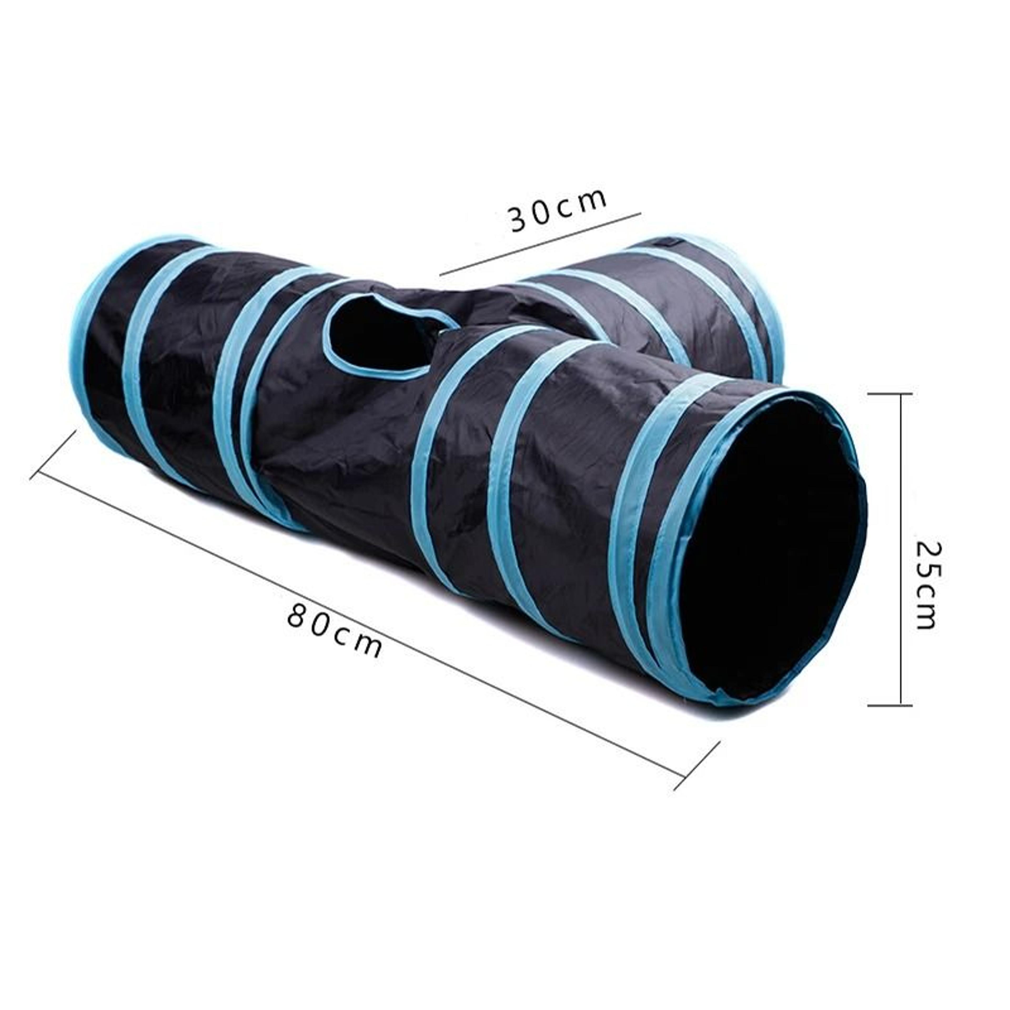 Foldable Interactive Cat Tunnel Toy With Multiple Holes For Kittens And Rabbits 8