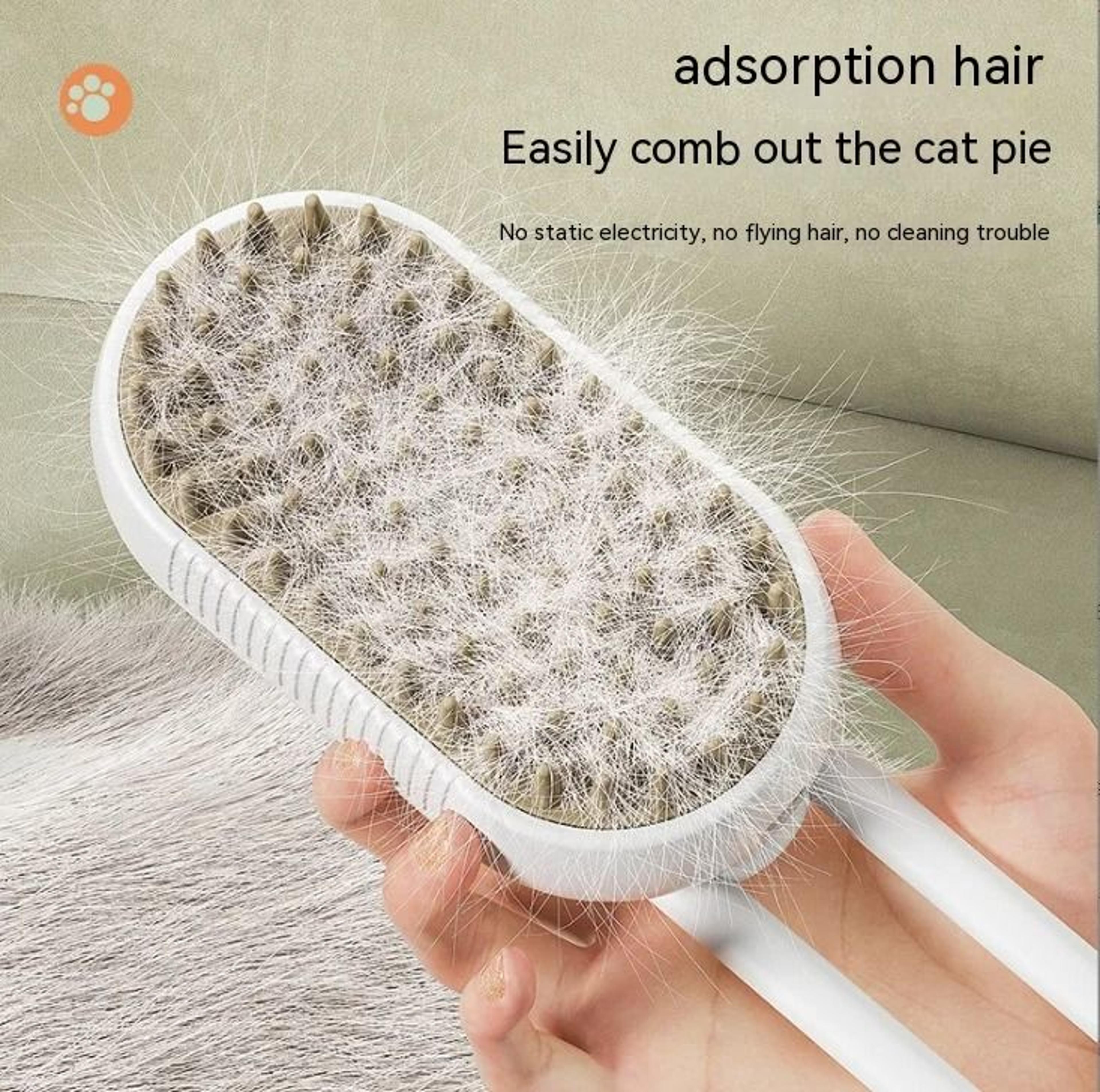 Electric Pet Spray Comb Hair Removal Massage Brush For Cats And Dogs 7