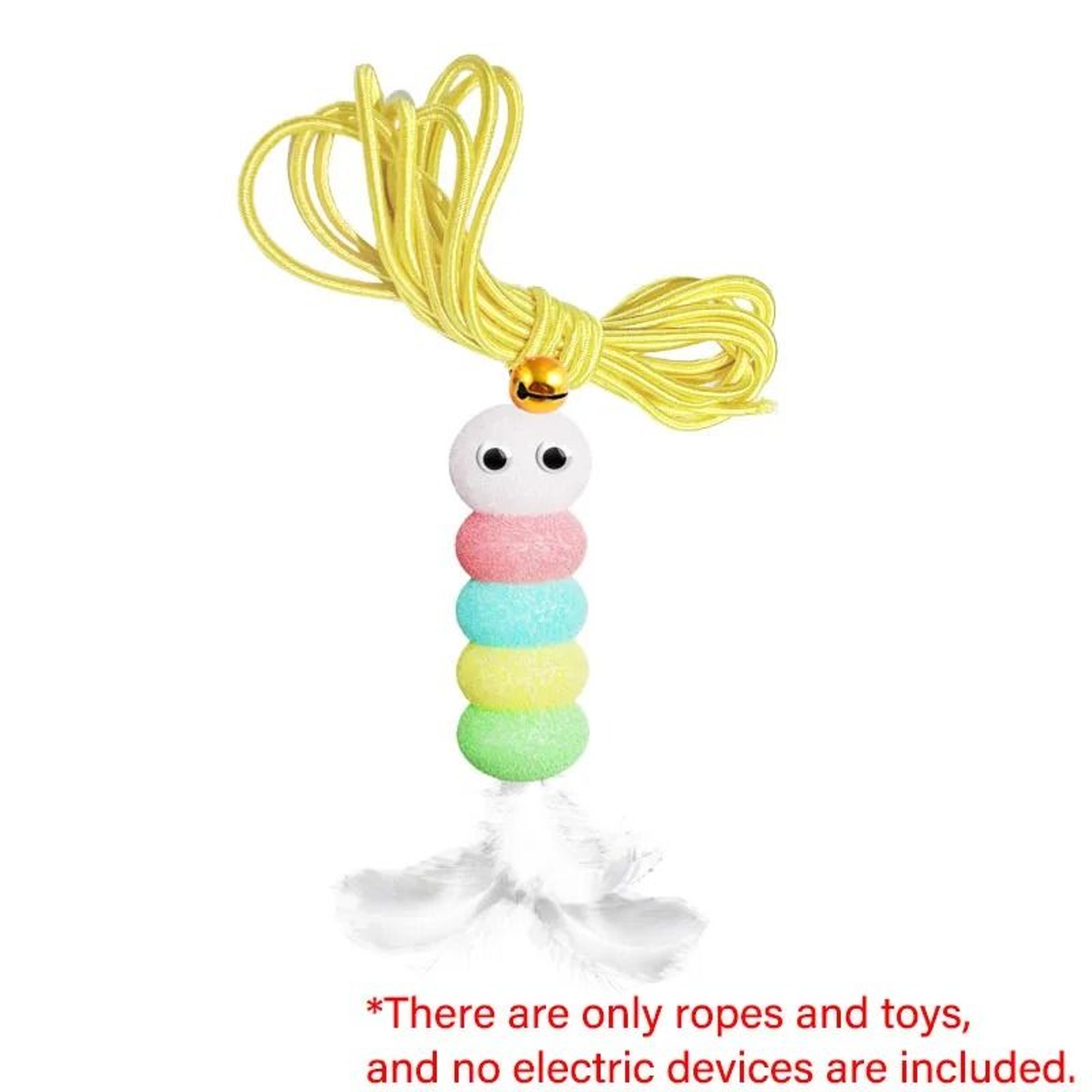 Interactive Electric Cat Teaser Toy With Hanging Yo Yo Balls For Indoor Cats 3