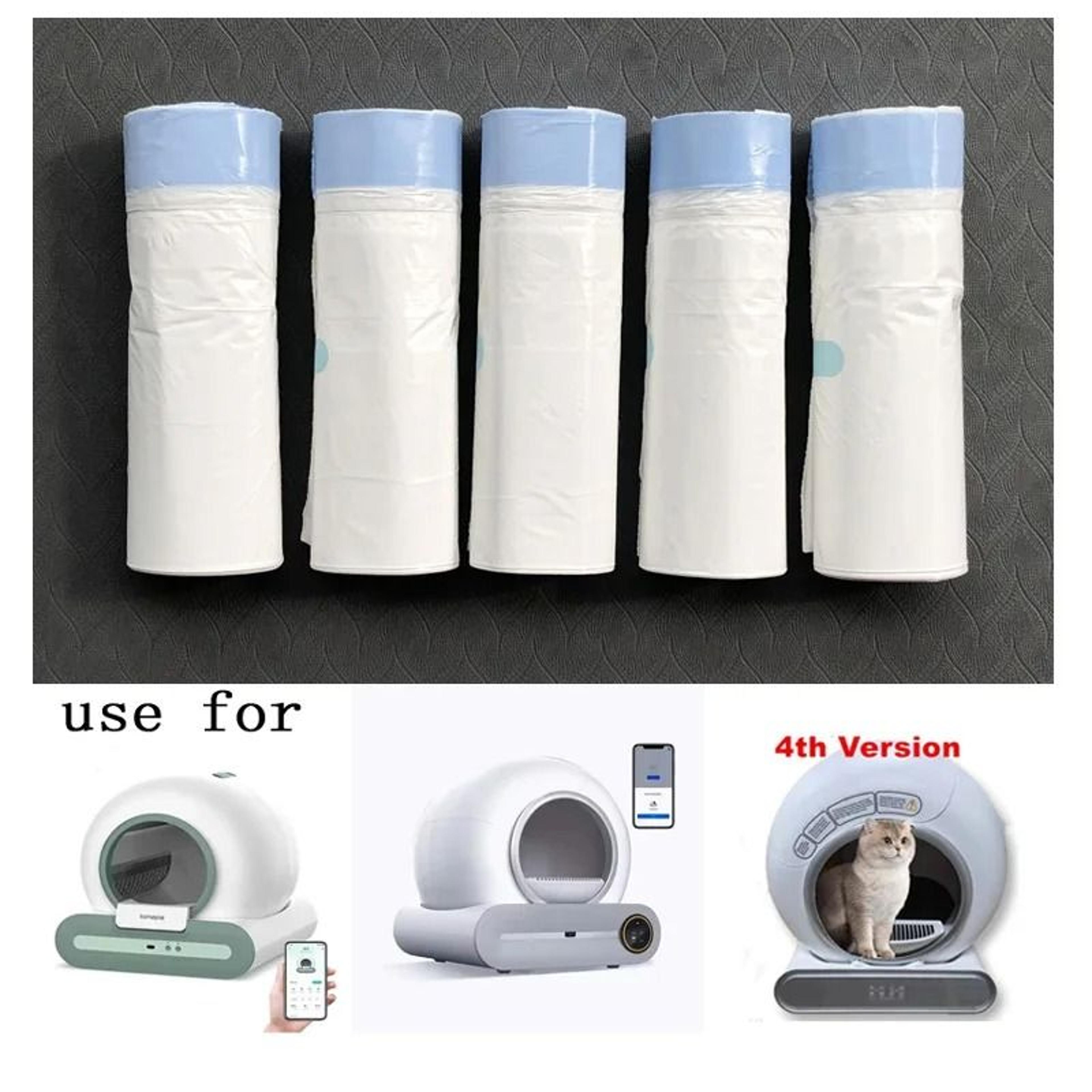 TONEPIE Cat Litter Box Liners Pull And Tie Disposable Cleanup Bags 470x450mm 6