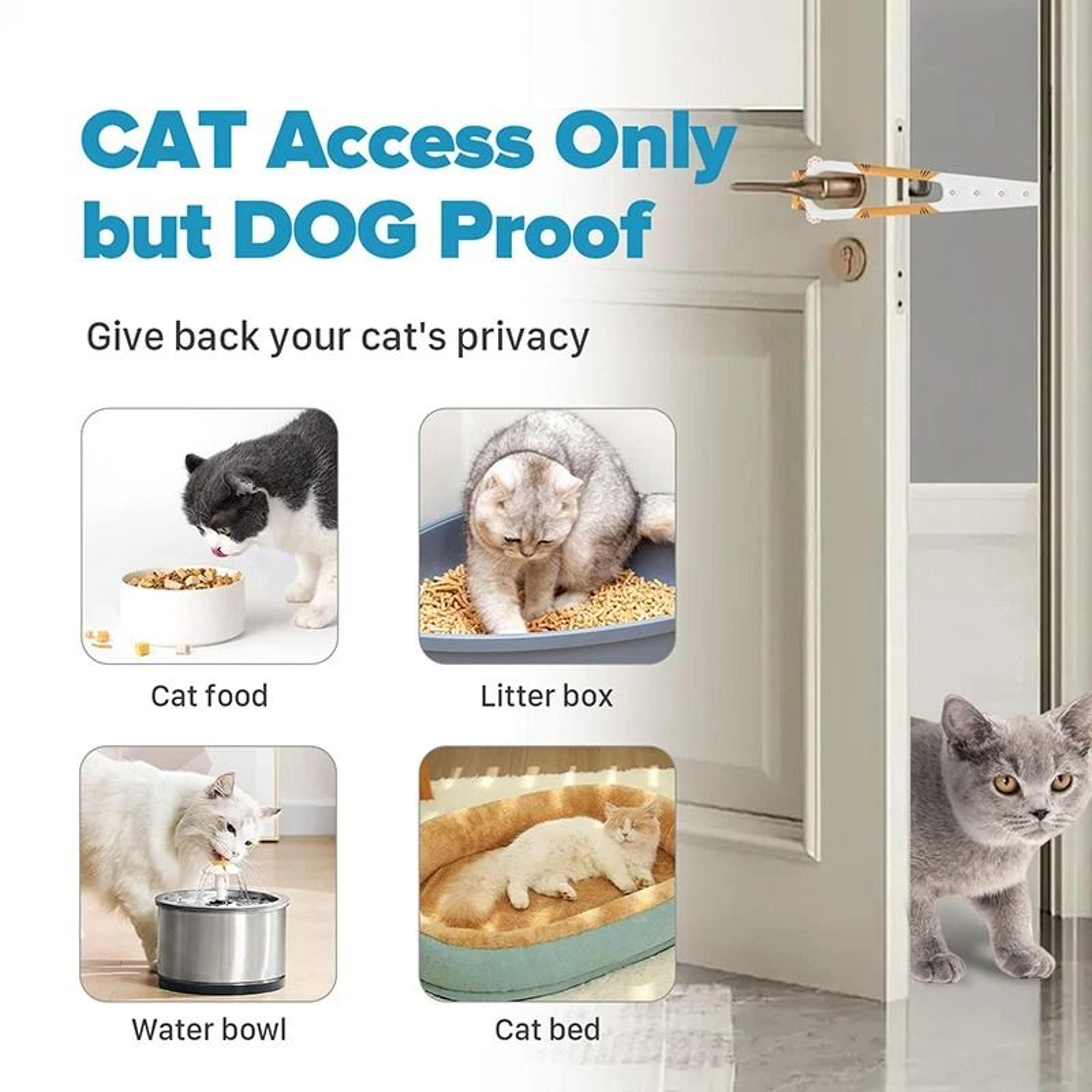 Adjustable Cat Door Holder Latch Flexible Pet Door Strap For Dogs And Cats 9