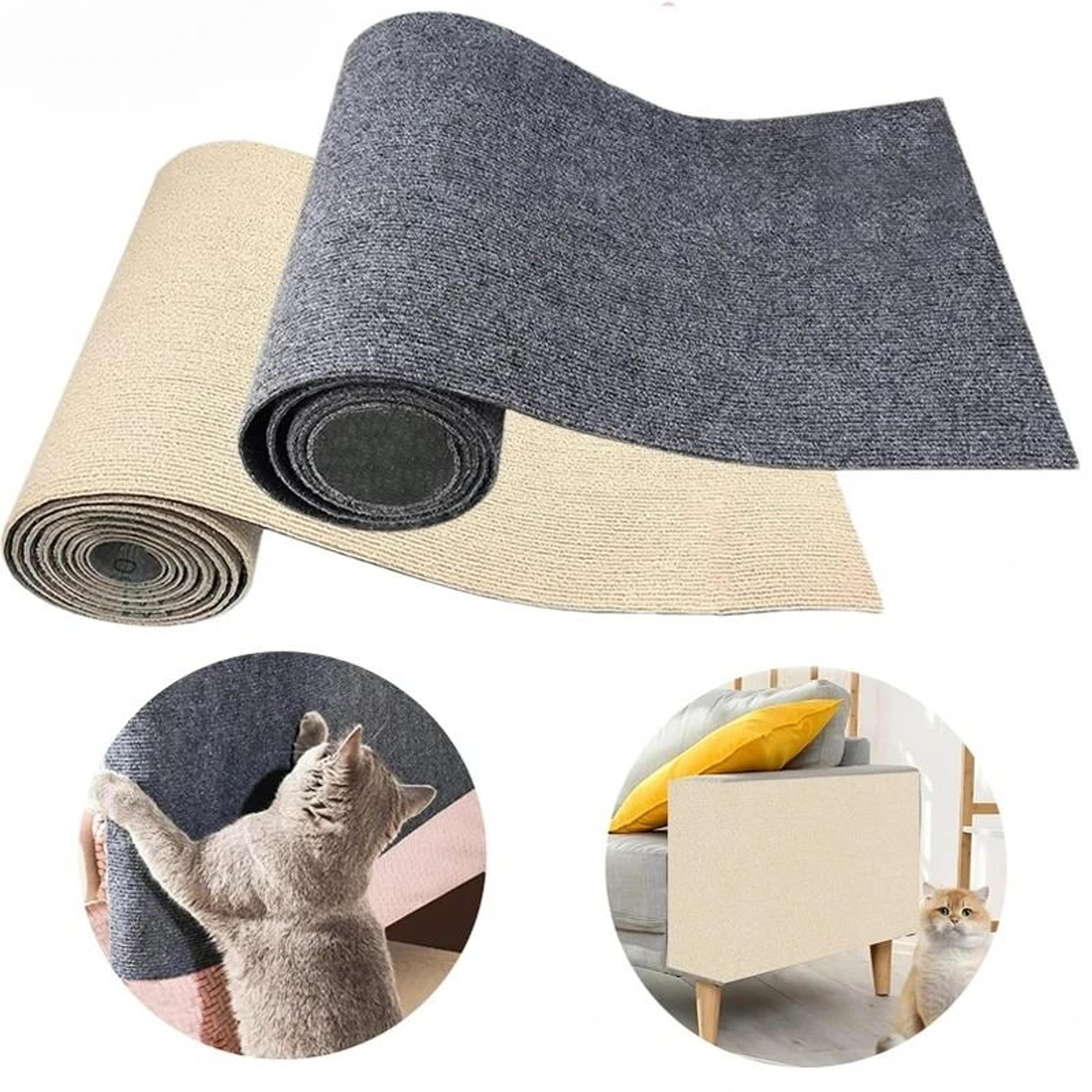 Self Adhesive Cat Scratch Sofa Protector Mat With Climbing And Scratching Surface 0