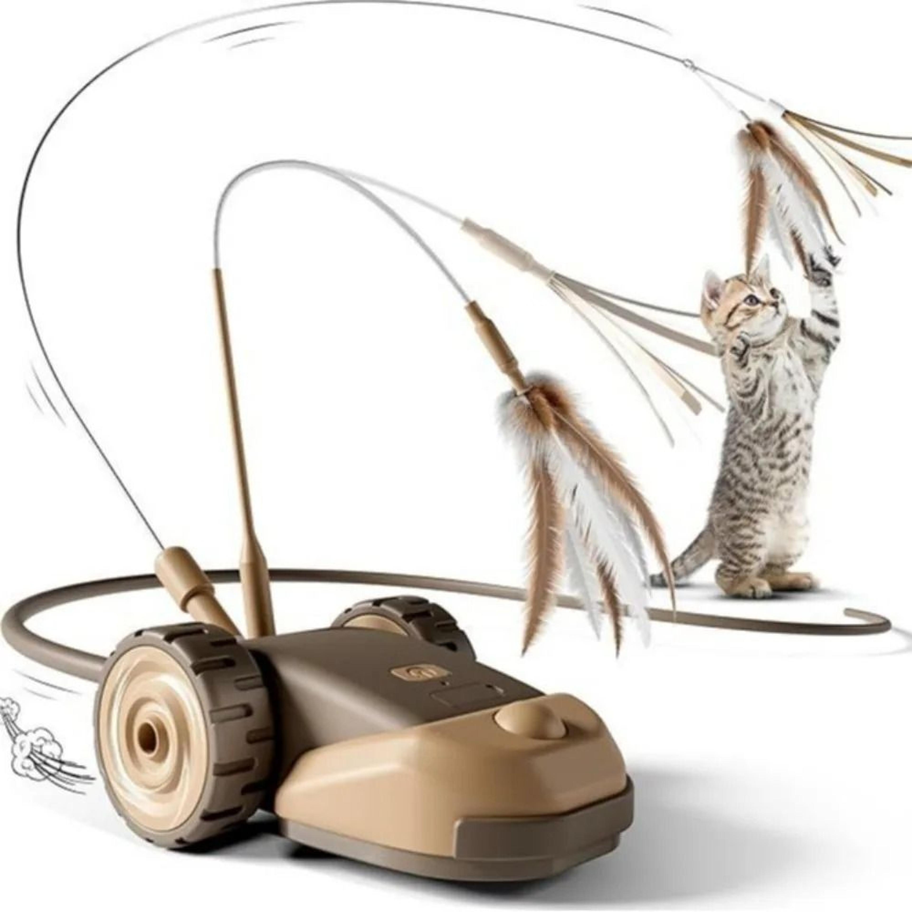 Smart Automatic Moving Cat Toy Car With Touch Wake Up Interactive Pet Toy 1