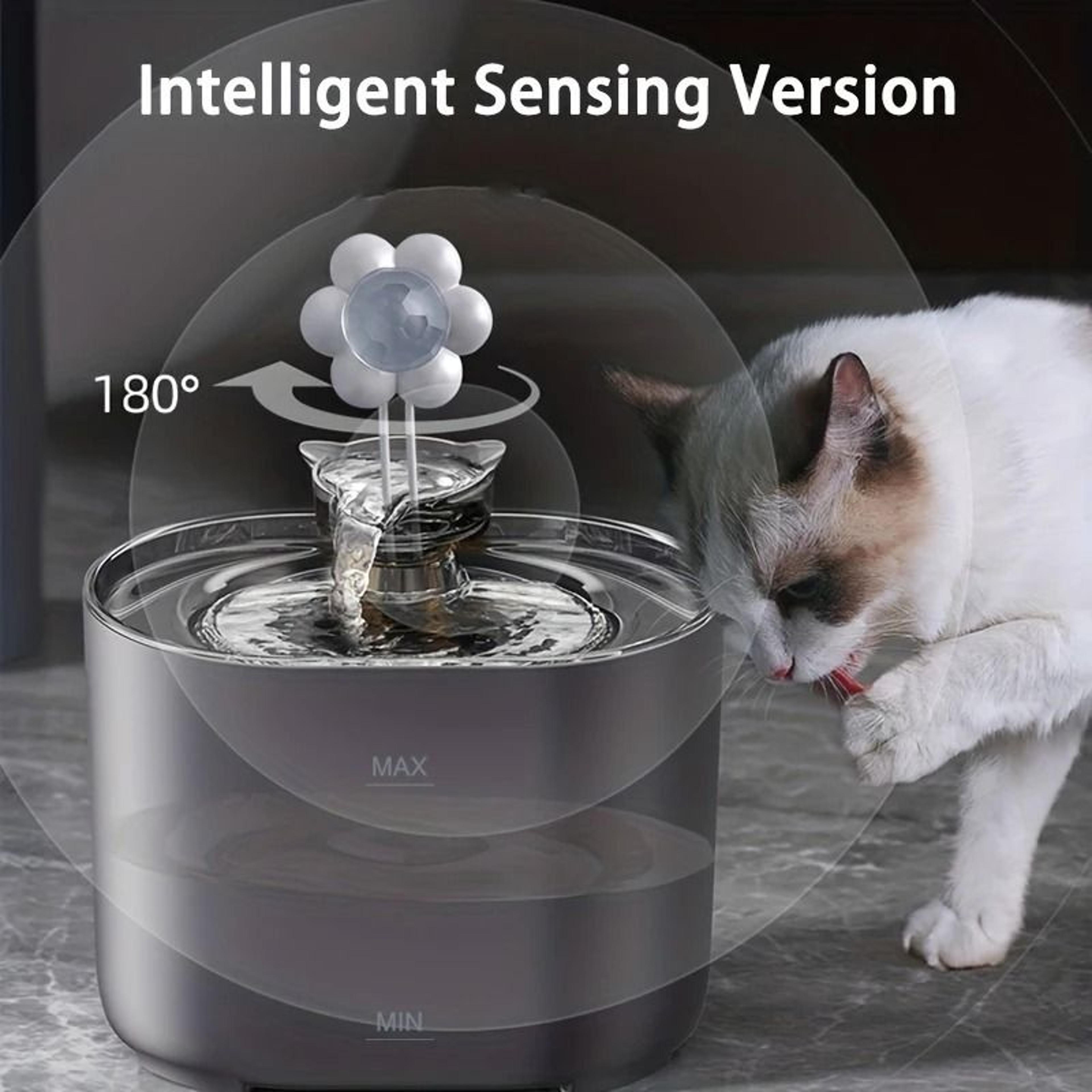 22L Intelligent Cat Water Fountain Ultra Quiet Pet Water Dispenser With Filter For Cats And Dogs 12