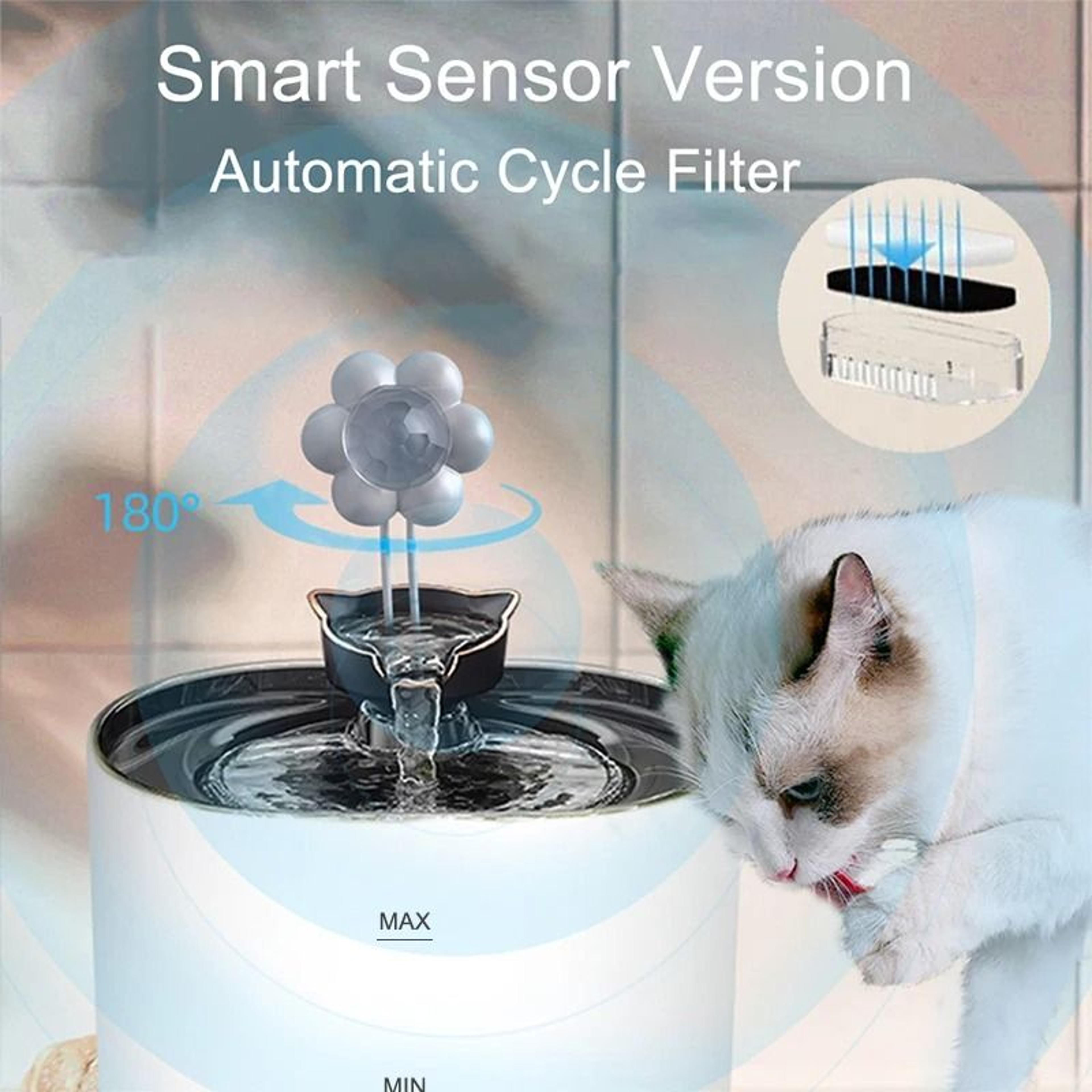 22L Intelligent Cat Water Fountain Ultra Quiet Pet Water Dispenser With Filter For Cats And Dogs 13