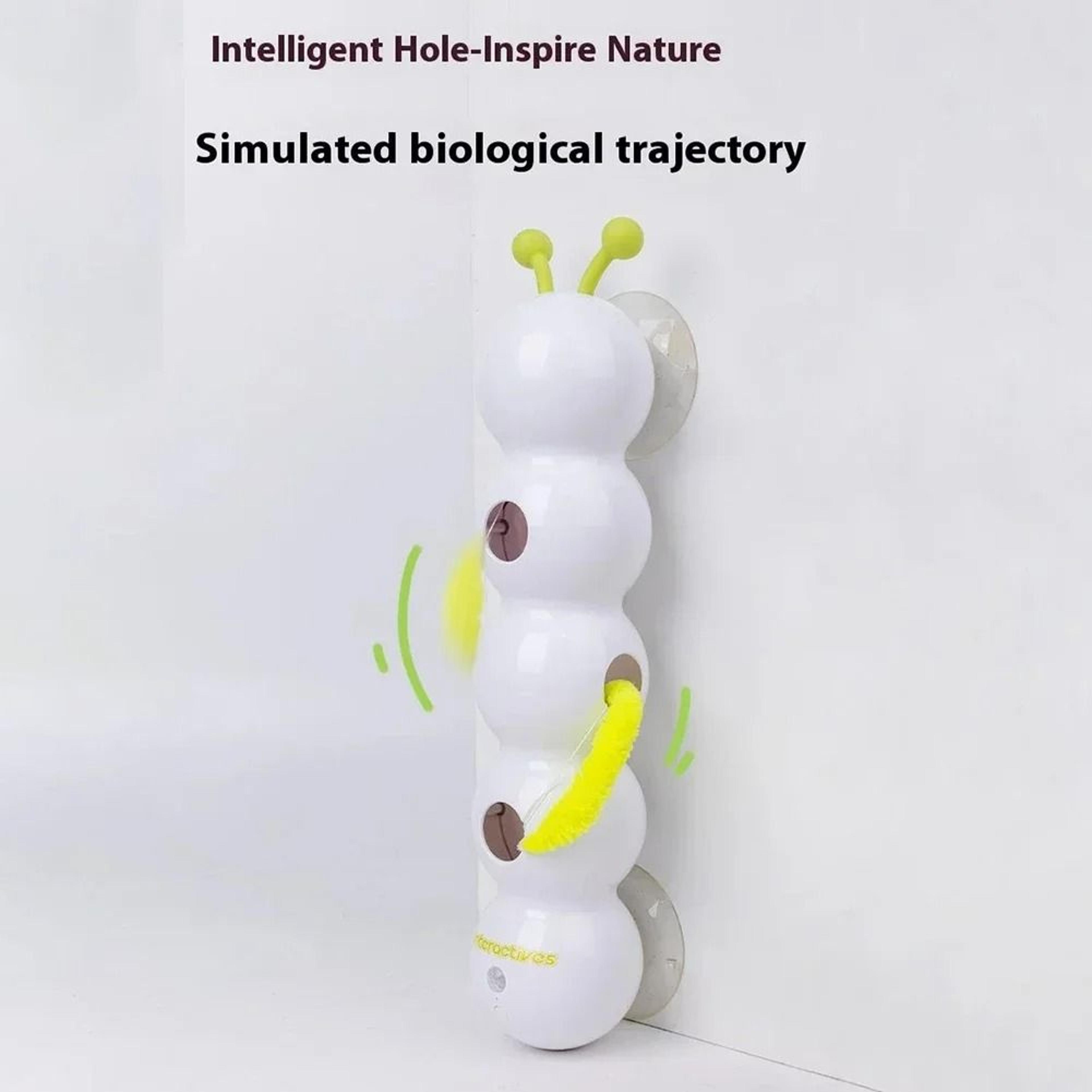 Interactive Motion Activated Cat Toy Automatic Wack A Worm Teasing Toy For Indoor Cats 2