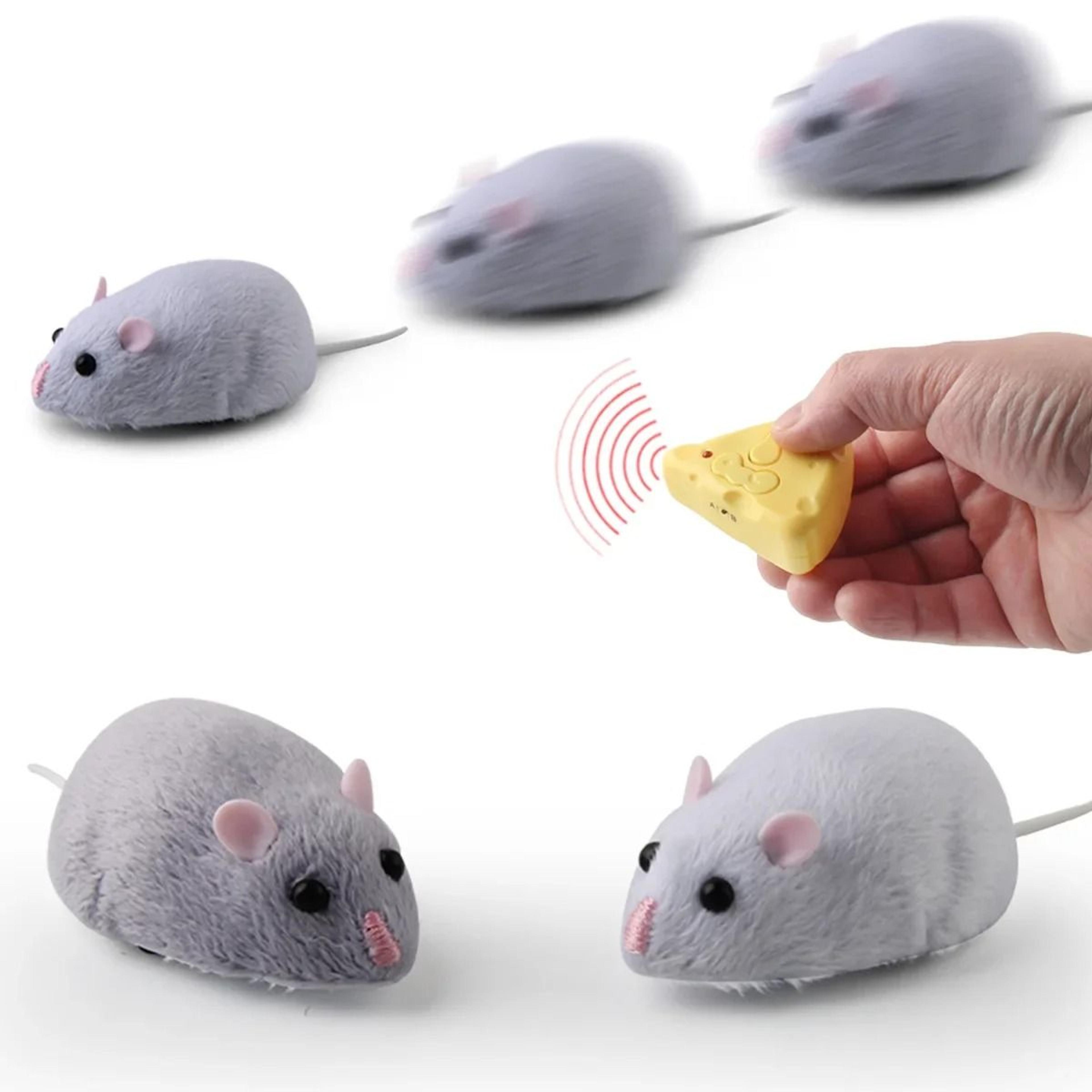 Remote Control Mouse Cat Toy Interactive RC Moving Rat For Indoor Cats 5