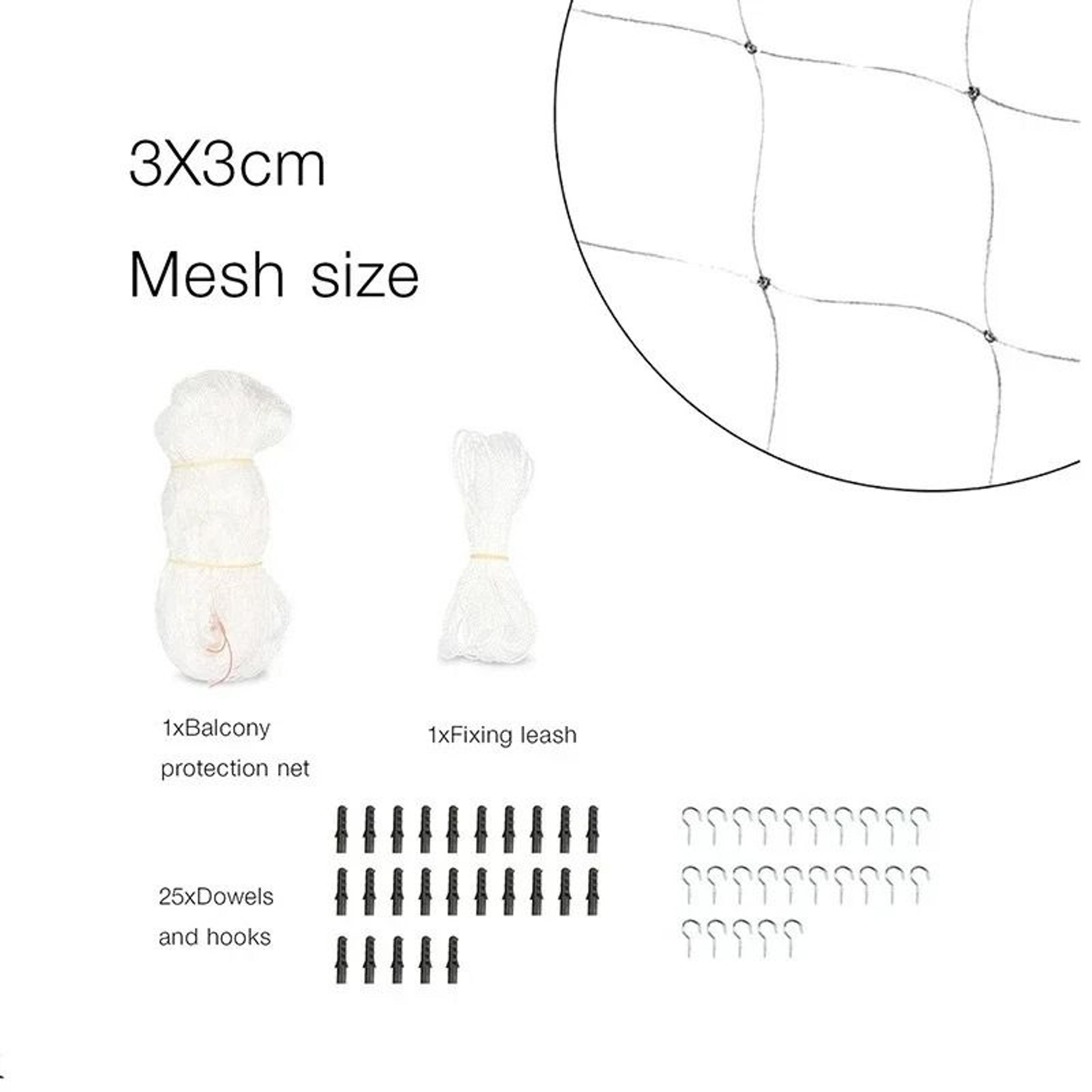 Cat Safety Window Net Protective Balcony Mesh Fall Prevention Cover For Pets 5