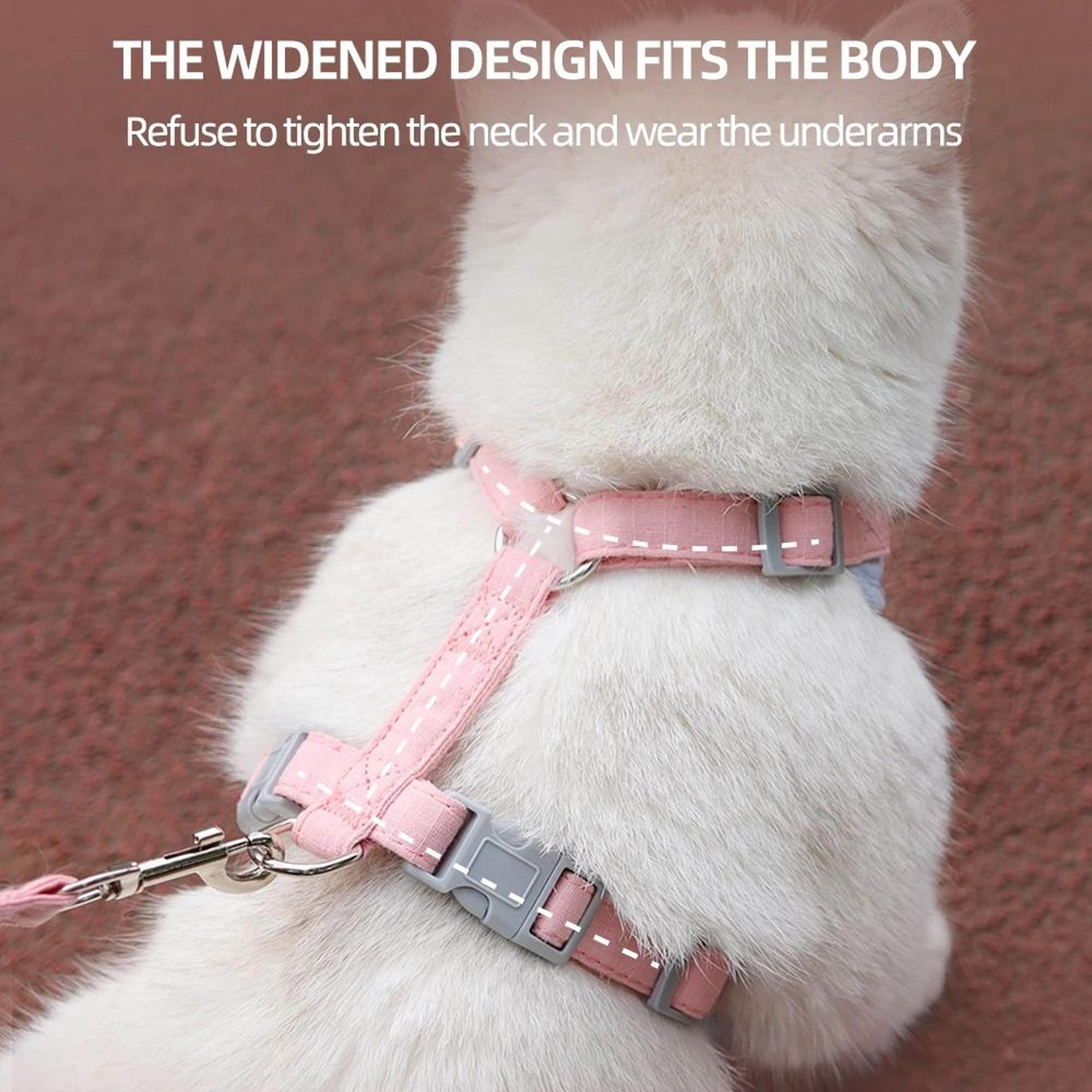 Breathable Pet Harness And Leash Set For Small Dogs And Cats 5