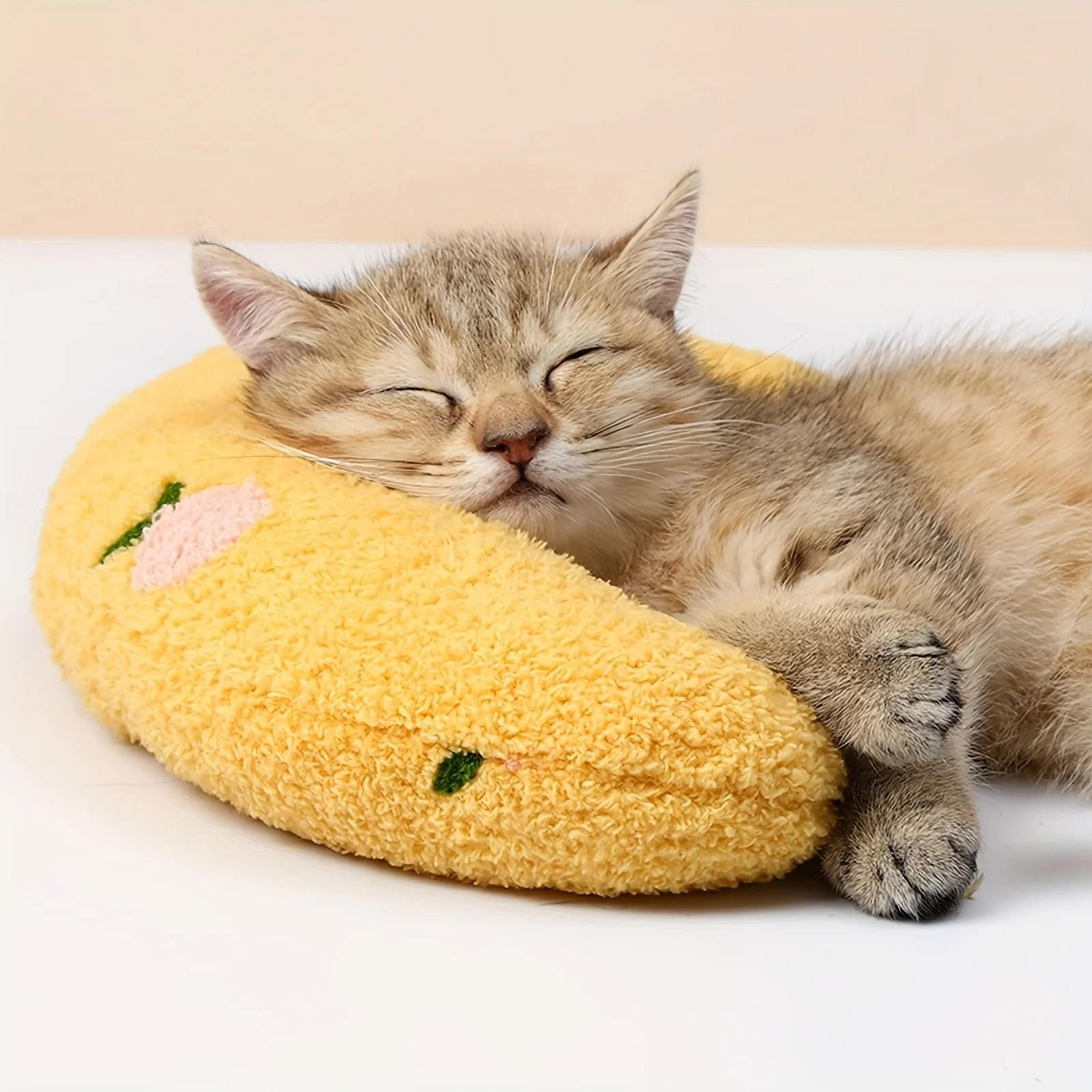 Moon Shaped Plush Pet Pillow Bed For Cats And Dogs 9