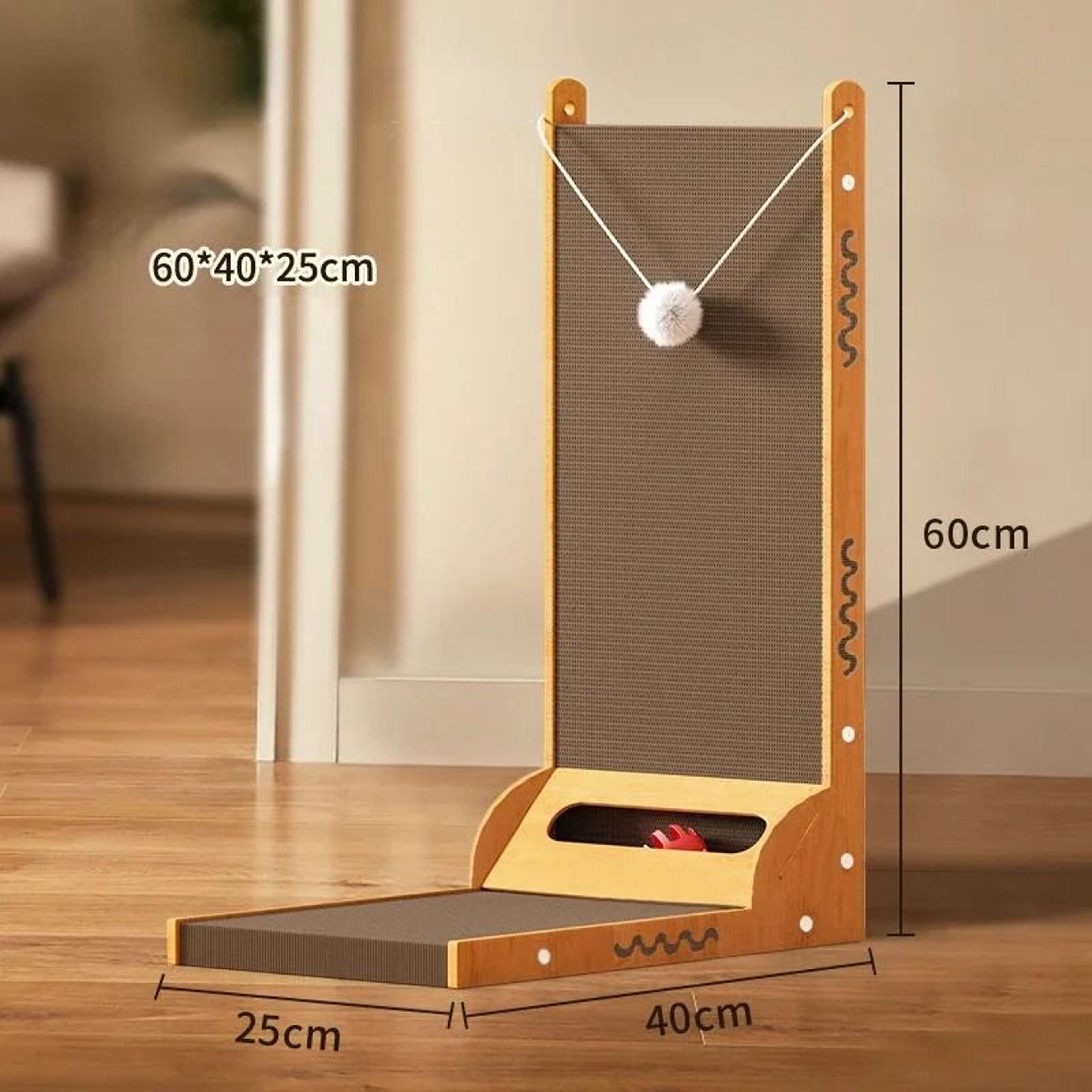 Detachable Wooden Cat Scratching Post Furniture Protector 2