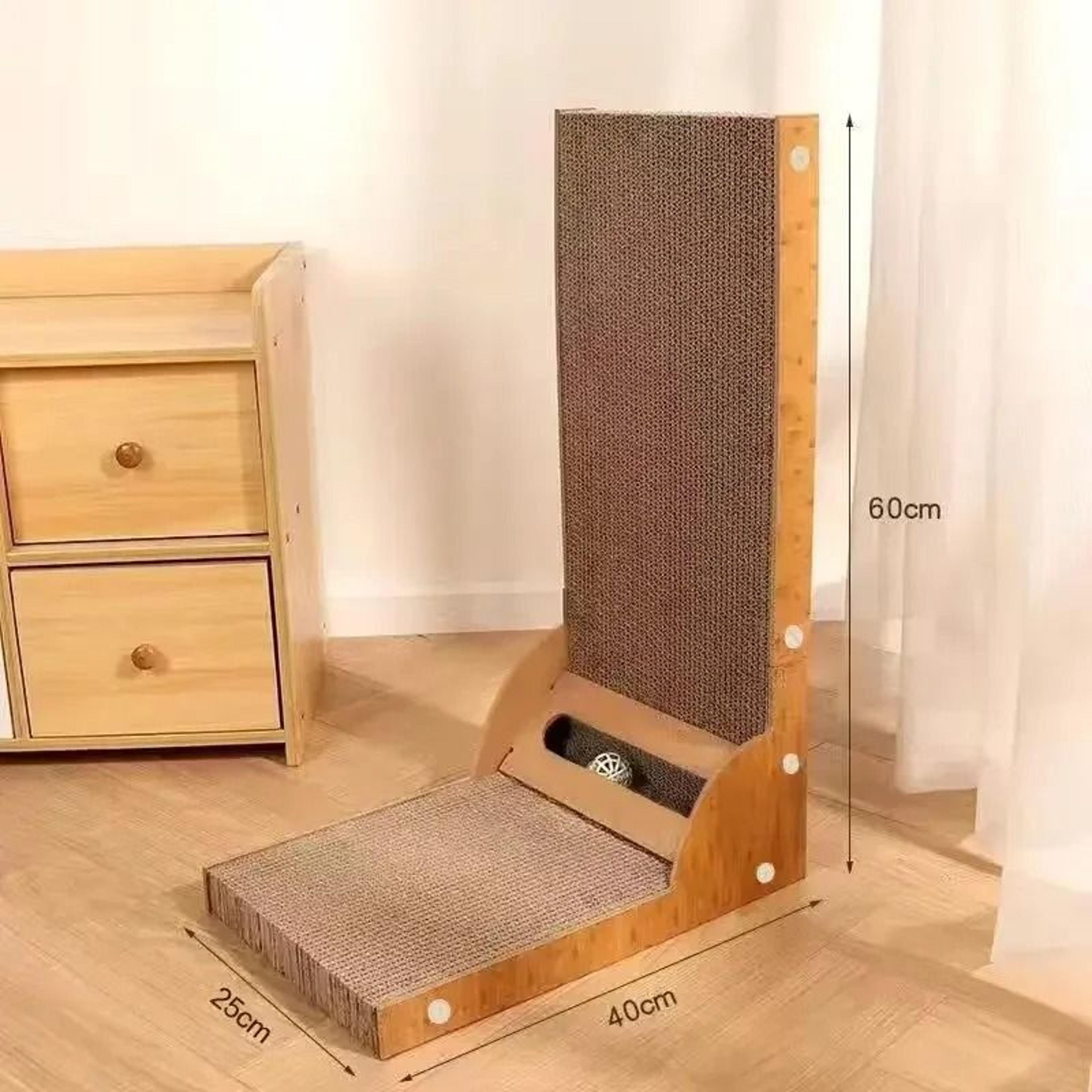 Detachable Wooden Cat Scratching Post Furniture Protector 5