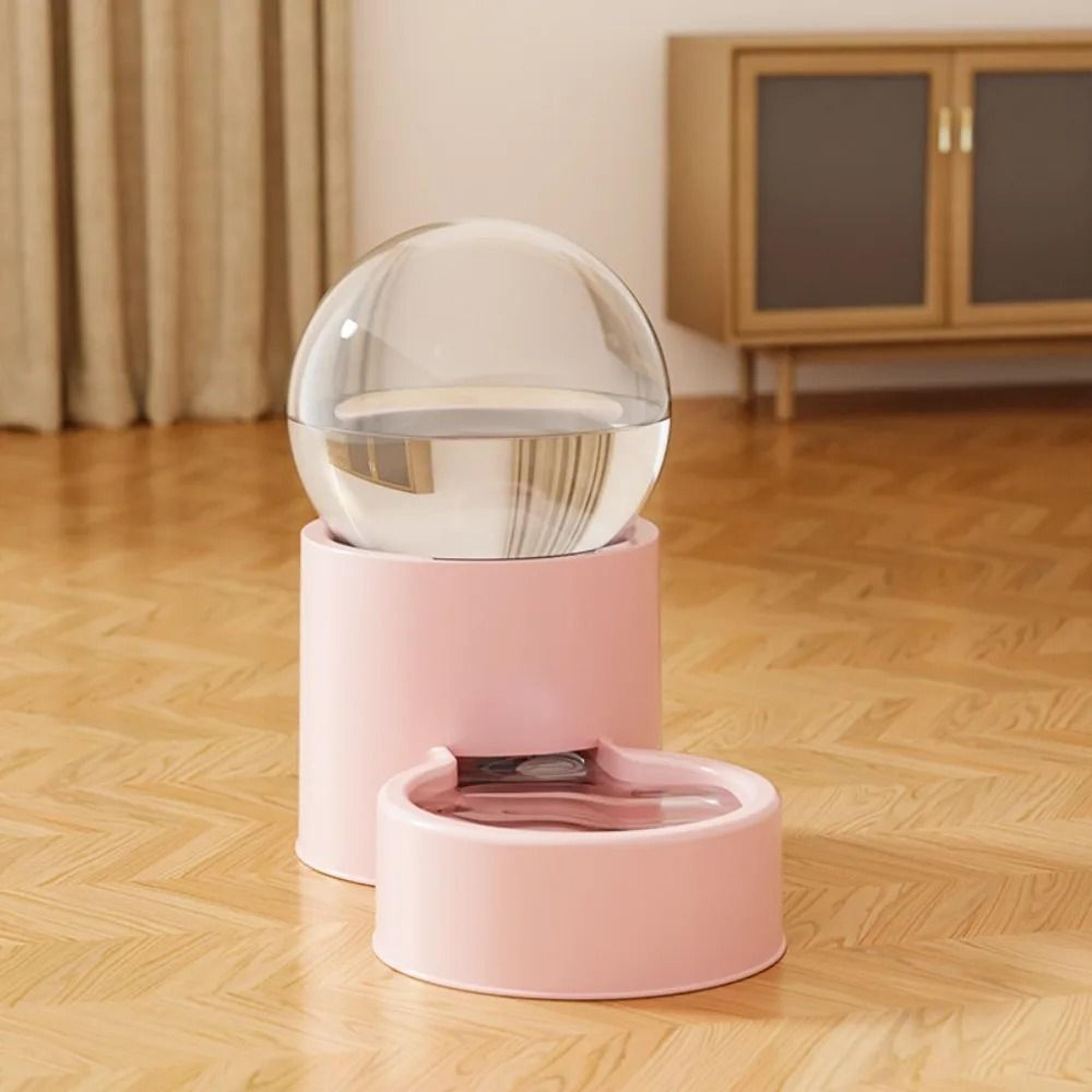 Large Capacity Automatic Pet Feeder And Leakproof Water Dispenser With Elevated Bowl 5