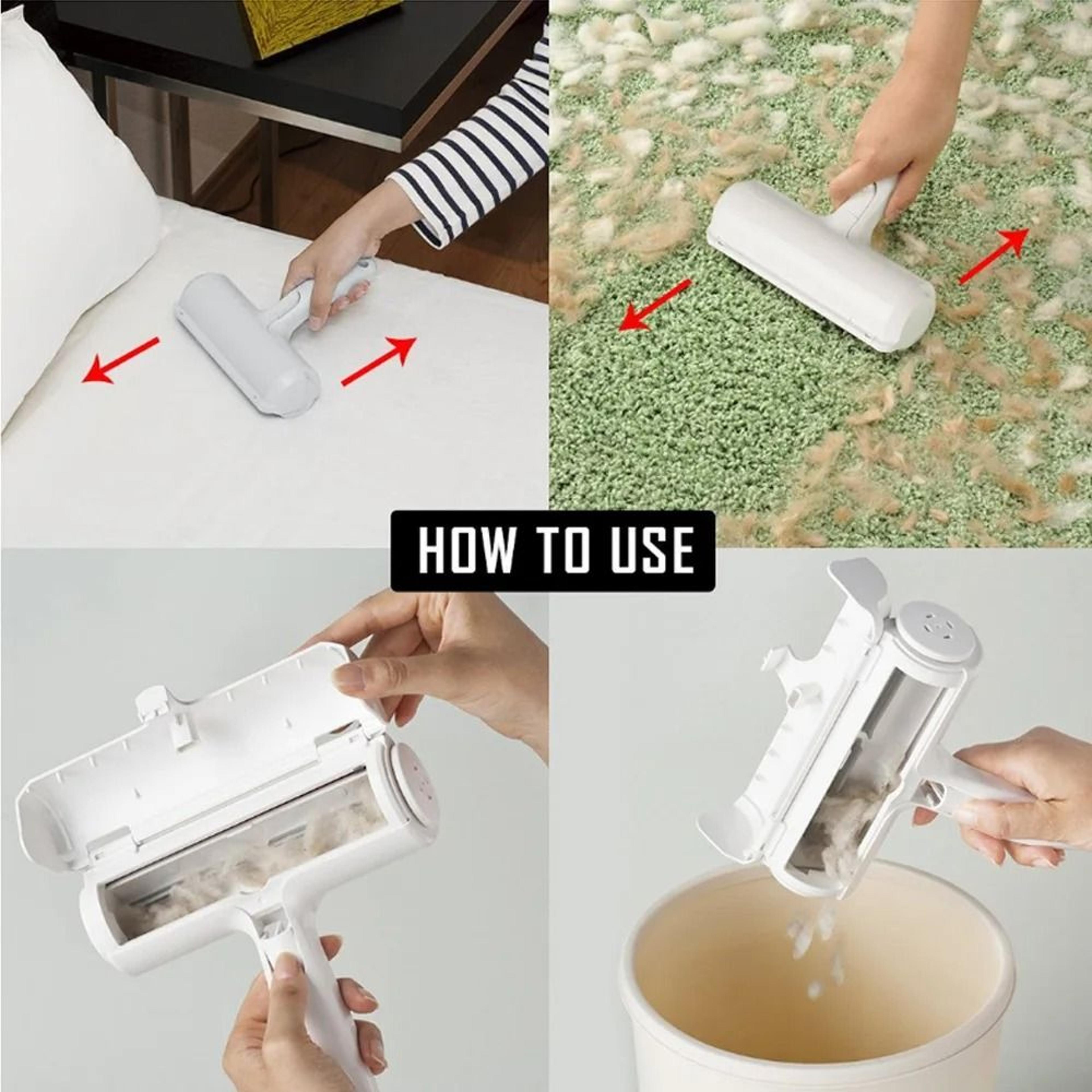 Reusable Pet Hair Remover Roller For Couch Carpet Furniture And Car Seats 3