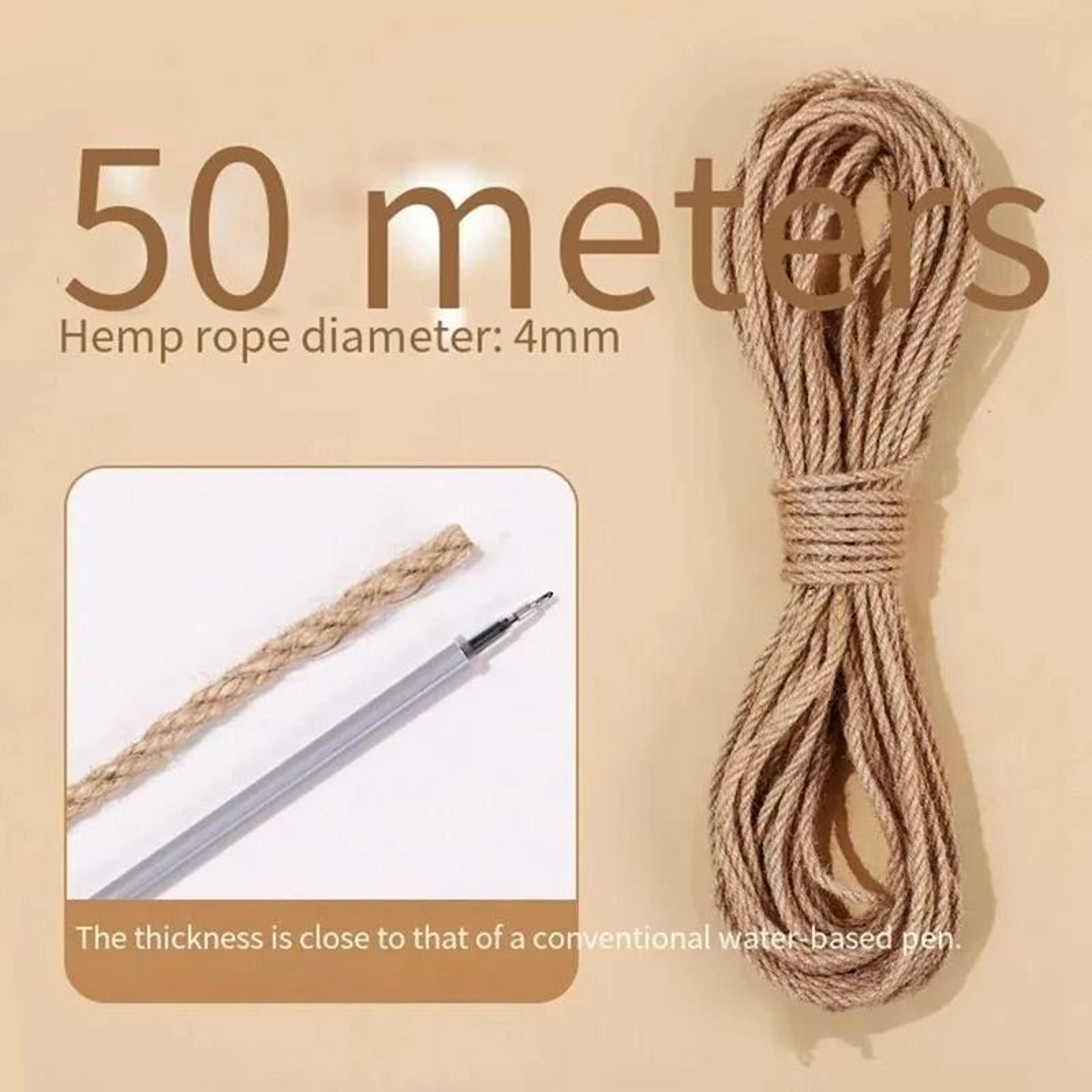 Natural Sisal Rope For Cat Scratching Posts DIY Cat Tree Repair Rope 4