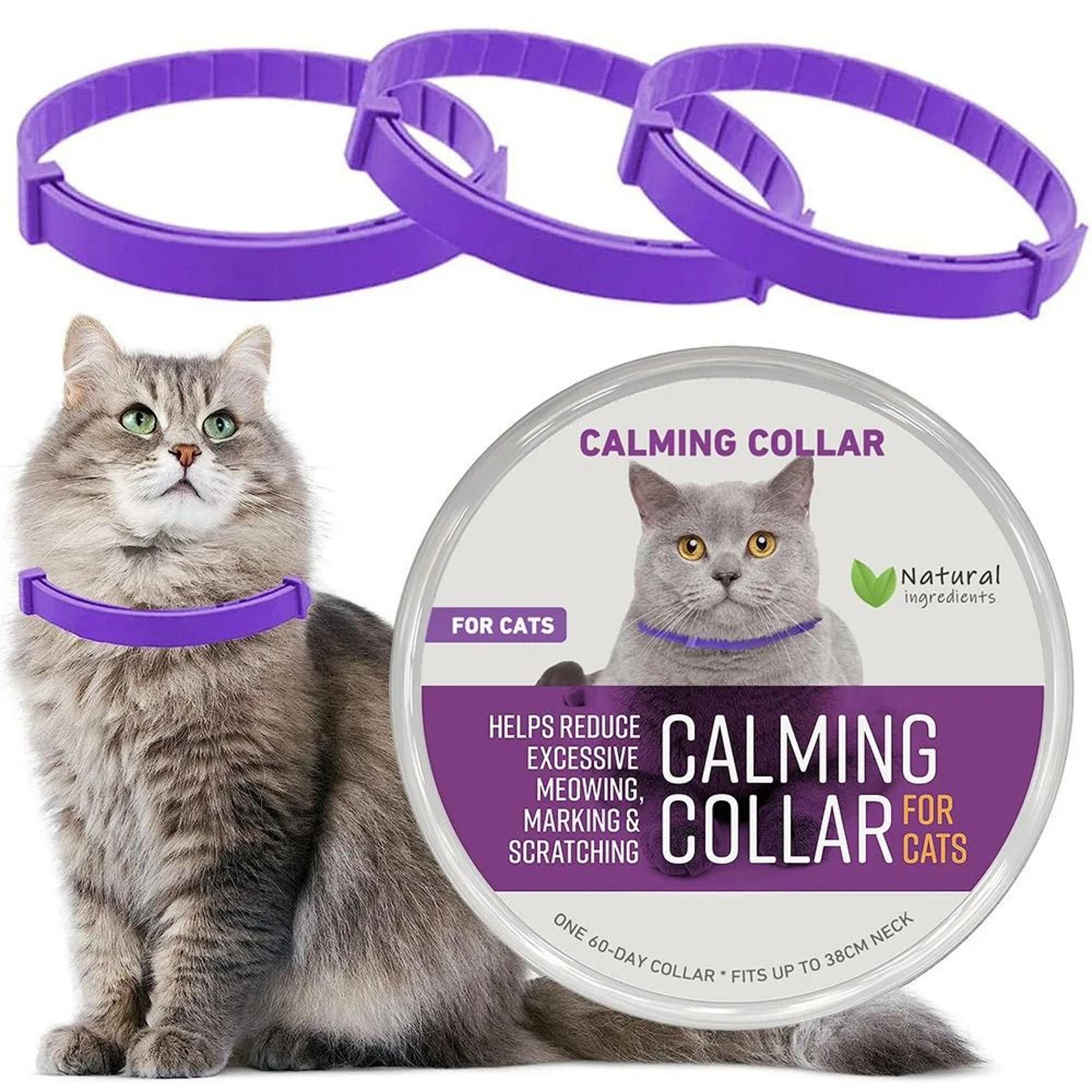 adjustable pet calming collar for cats and dogs anxiety relief pheromone collar