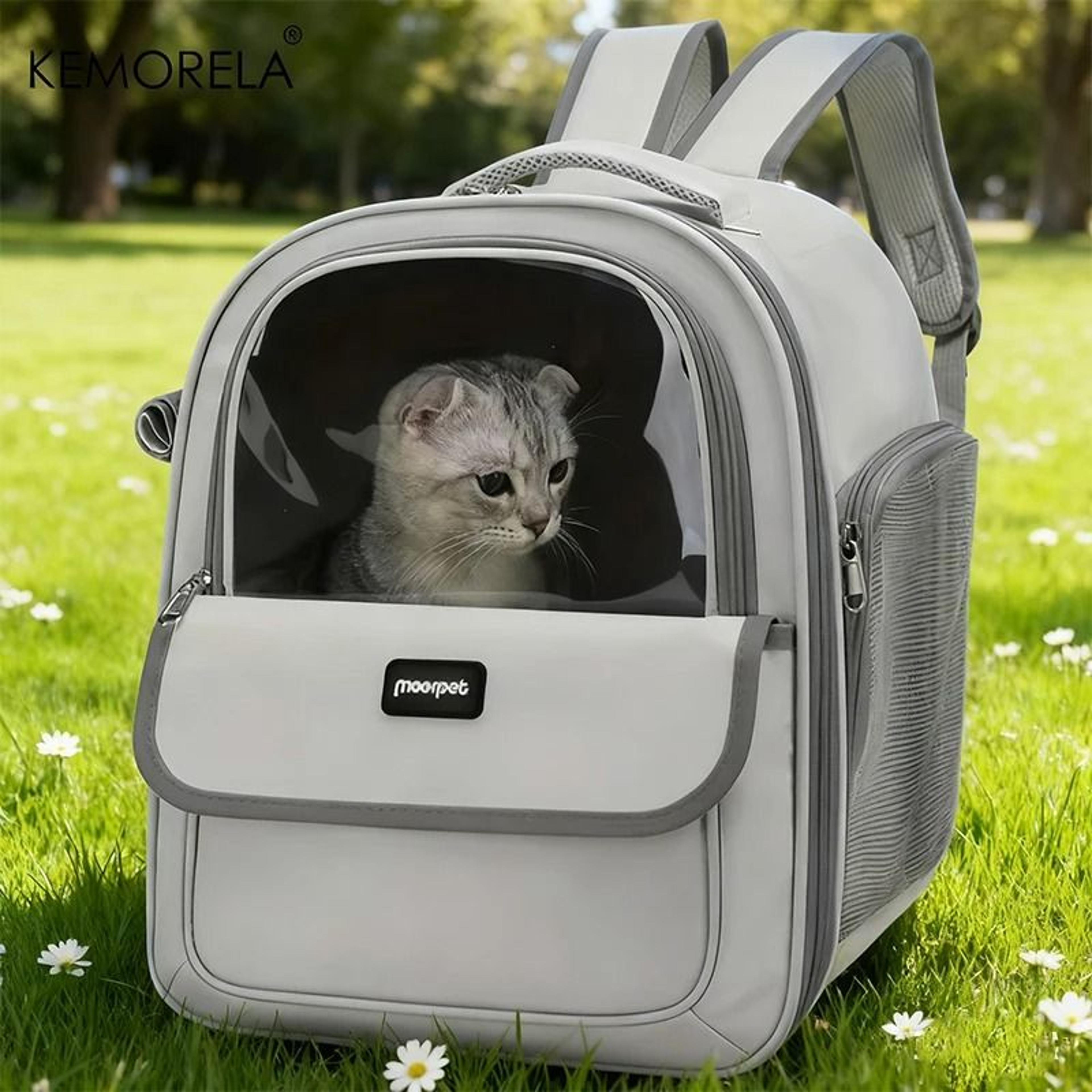 foldable breathable pet carrier backpack for dogs and cats travel hiking bag