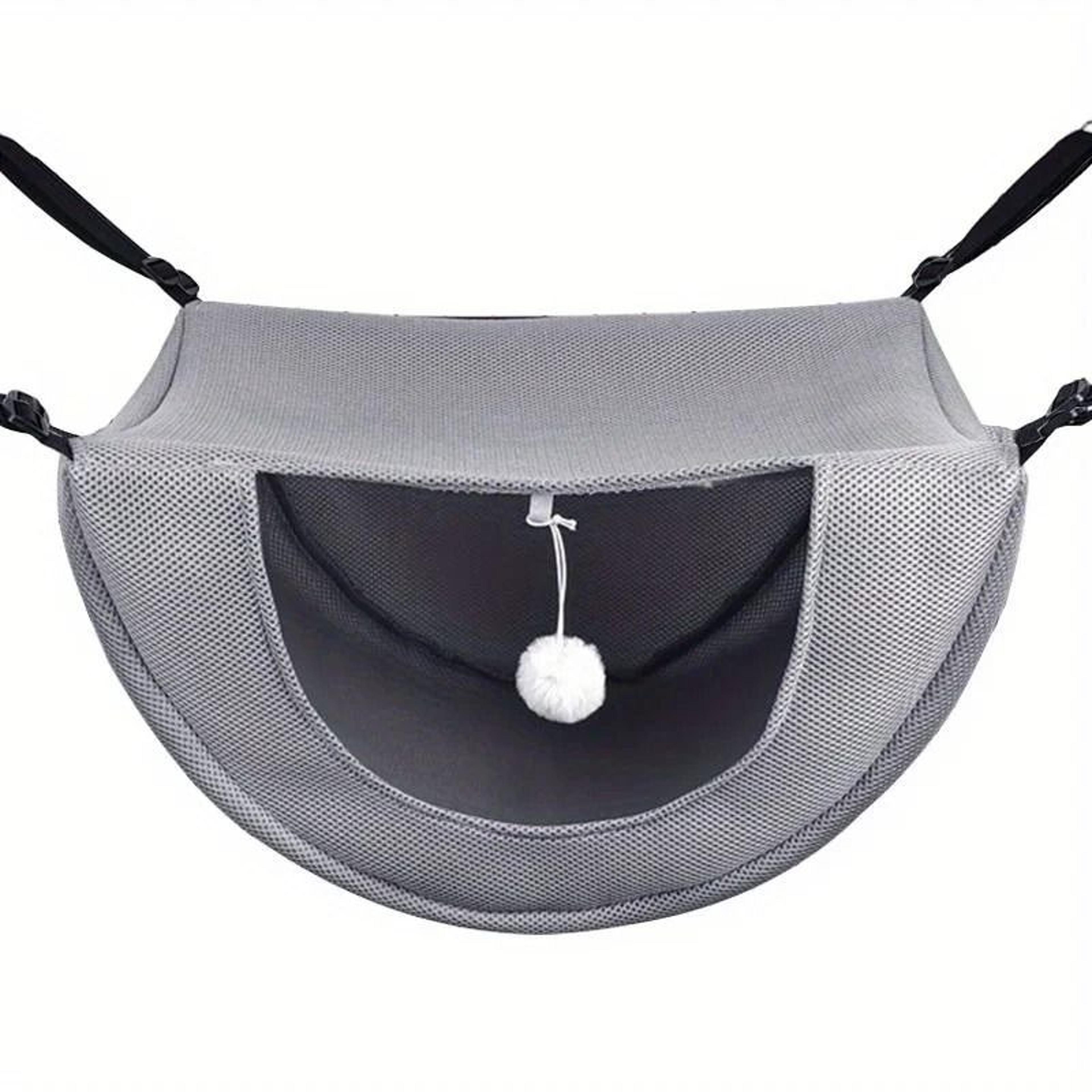 Breathable Mesh Cat Hammock Adjustable Hanging Pet Bed With Metal Frame 2