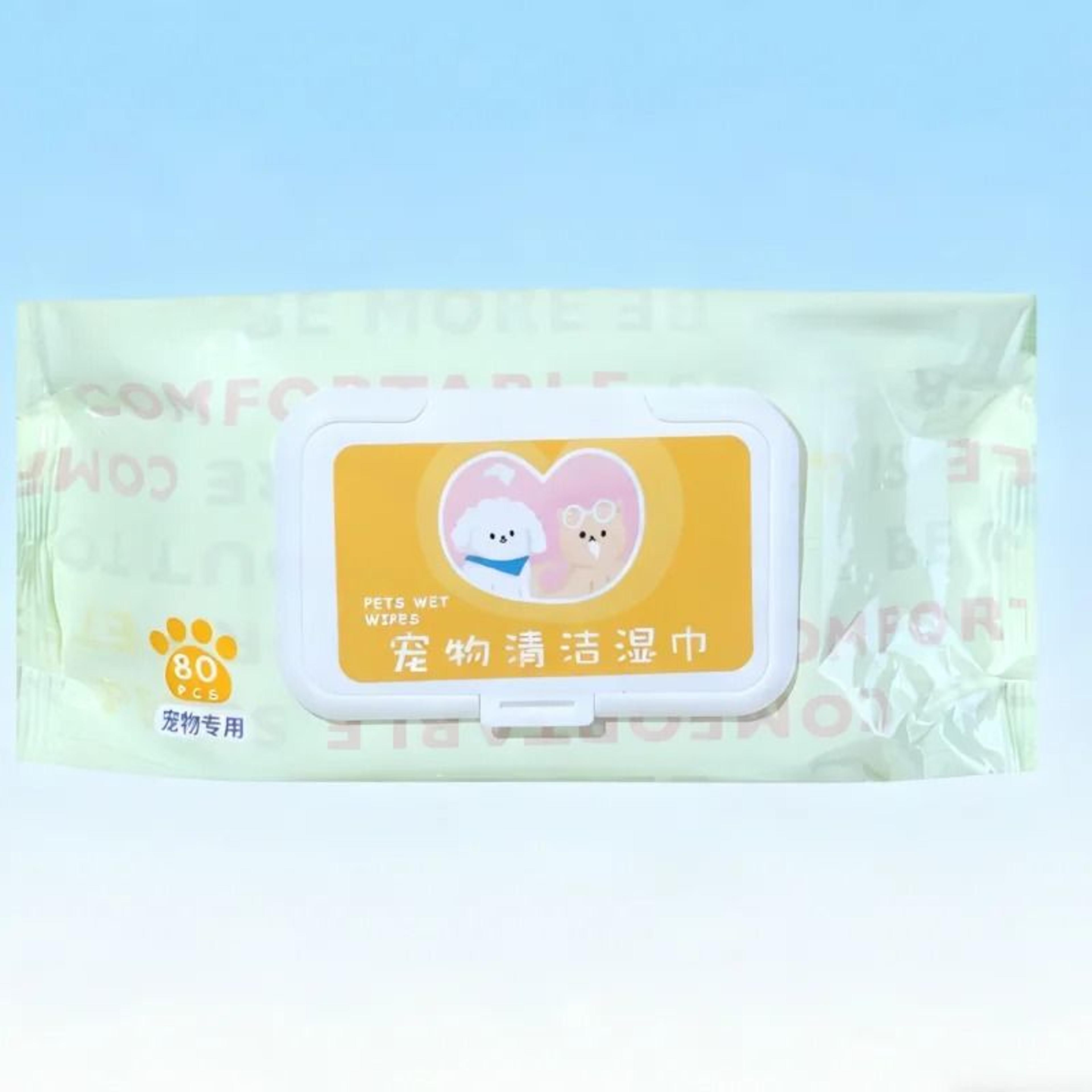 3 pack pet cleaning wipes no rinse deodorizing tear stain wipes for cats and dogs