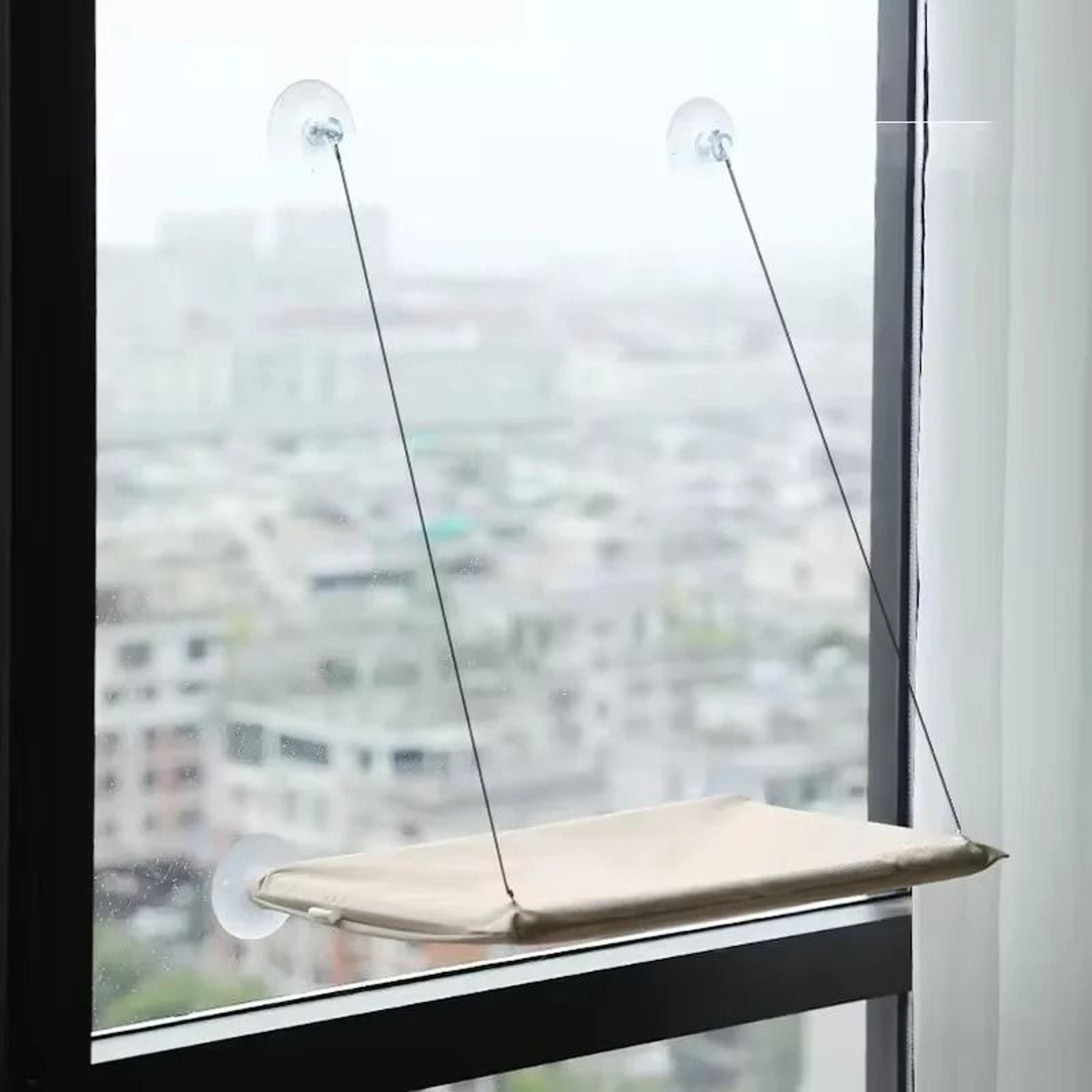 Winter Cat Window Hammock Suction Cup Hanging Cat Bed Space Saving Pet Lounge 2