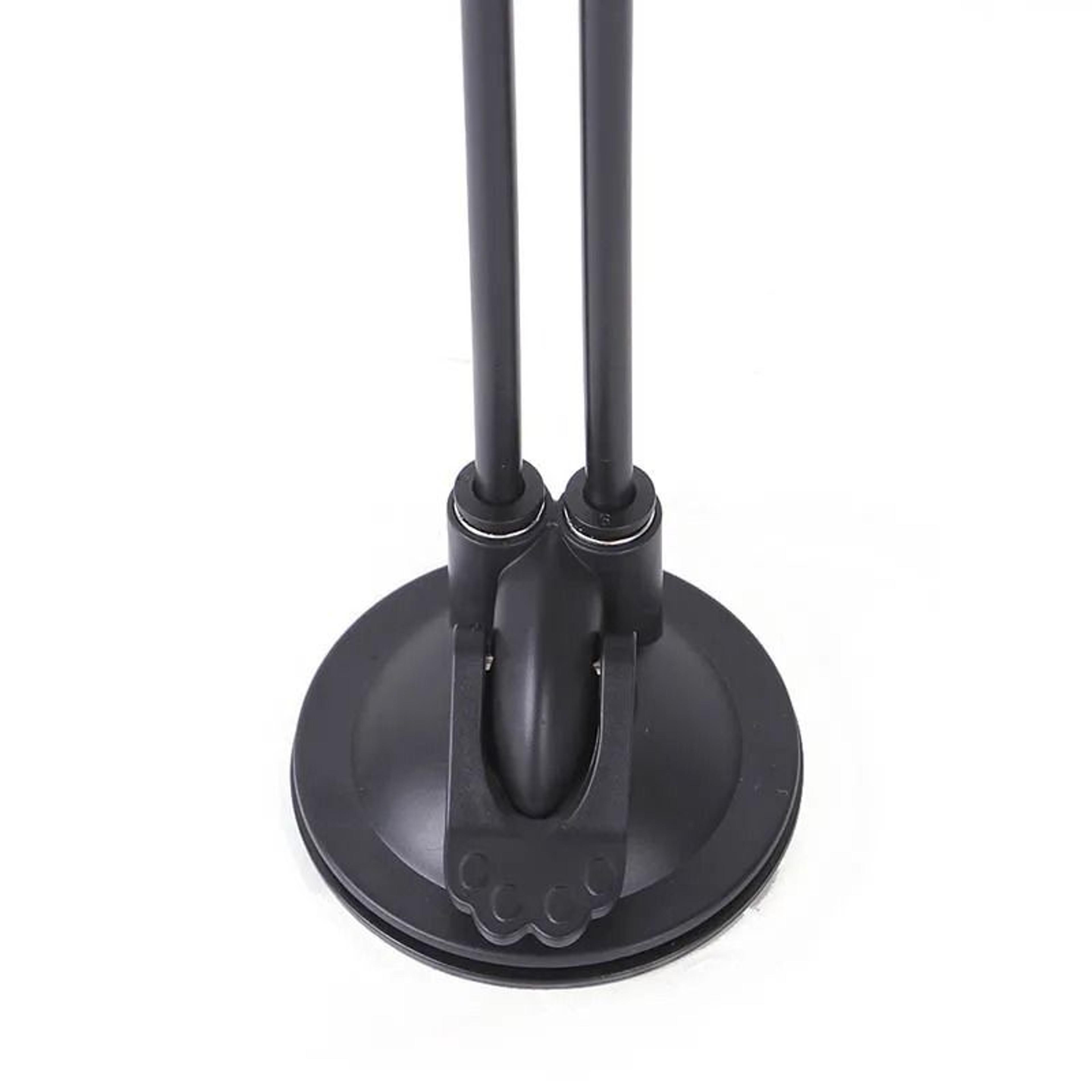Double Headed Cat Teaser Stick Suction Cup Interactive Mouse Feather Toy With Bell 17