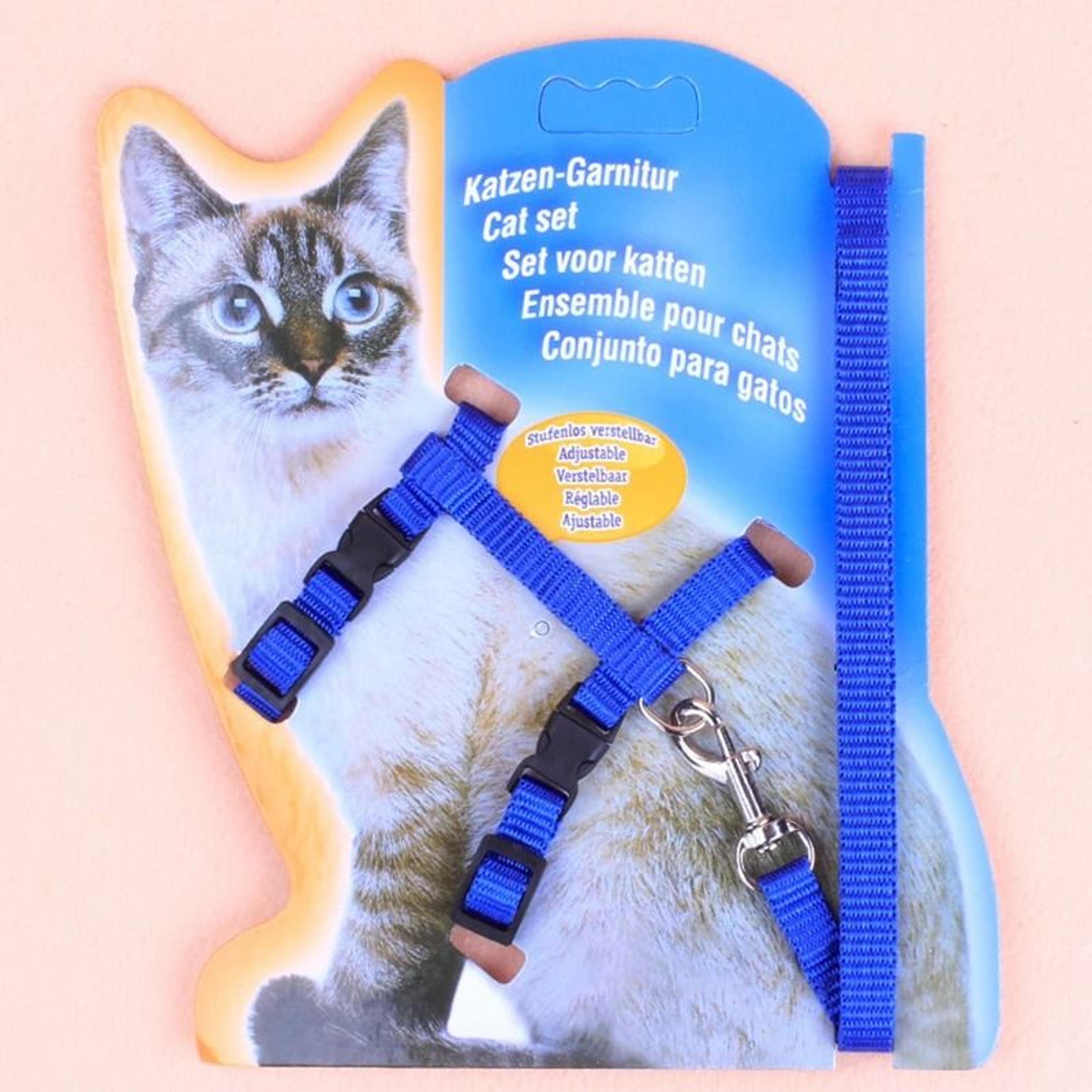 Adjustable Cat Harness And Leash Durable Nylon Chest Strap Traction Rope For Cats 1