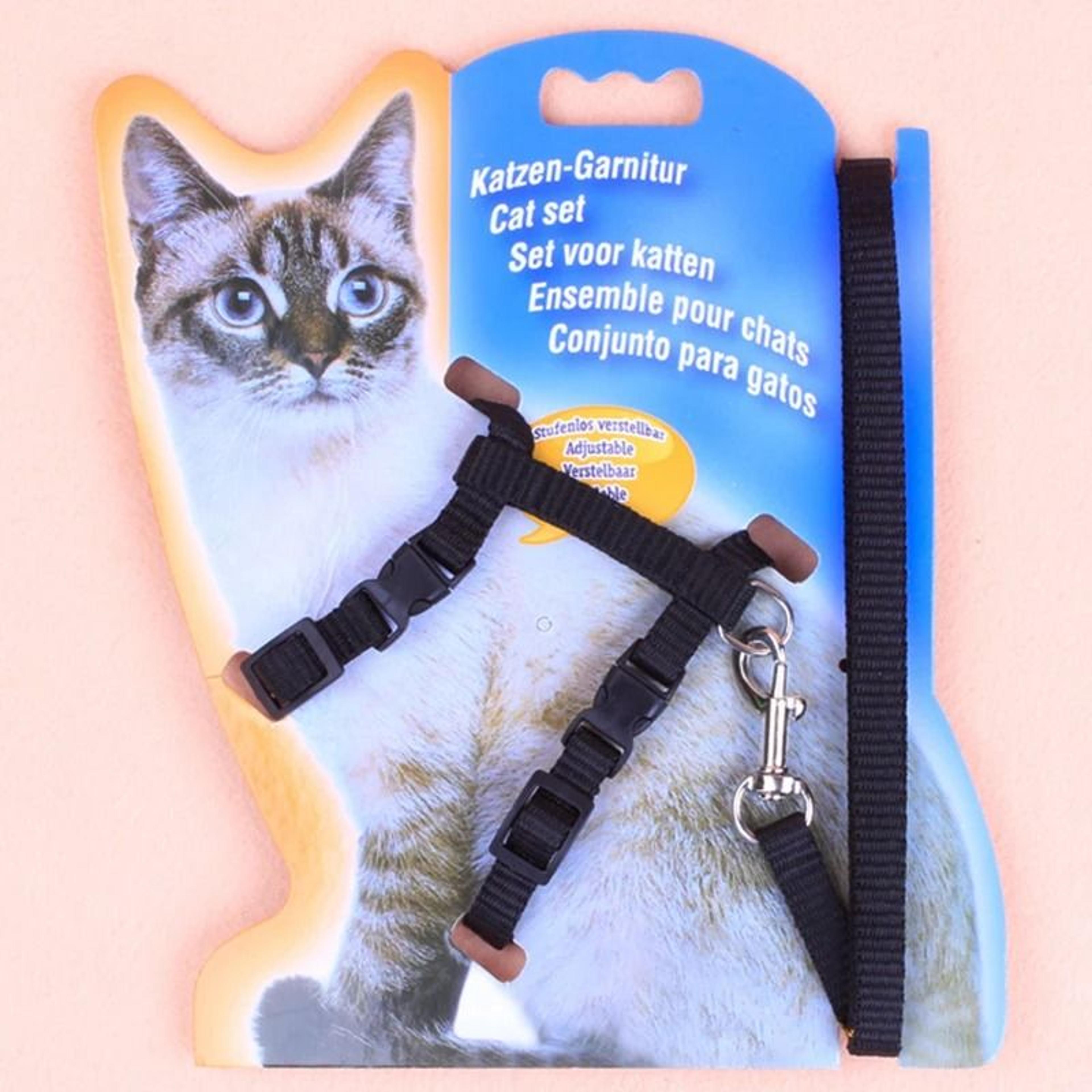 Adjustable Cat Harness And Leash Durable Nylon Chest Strap Traction Rope For Cats 9