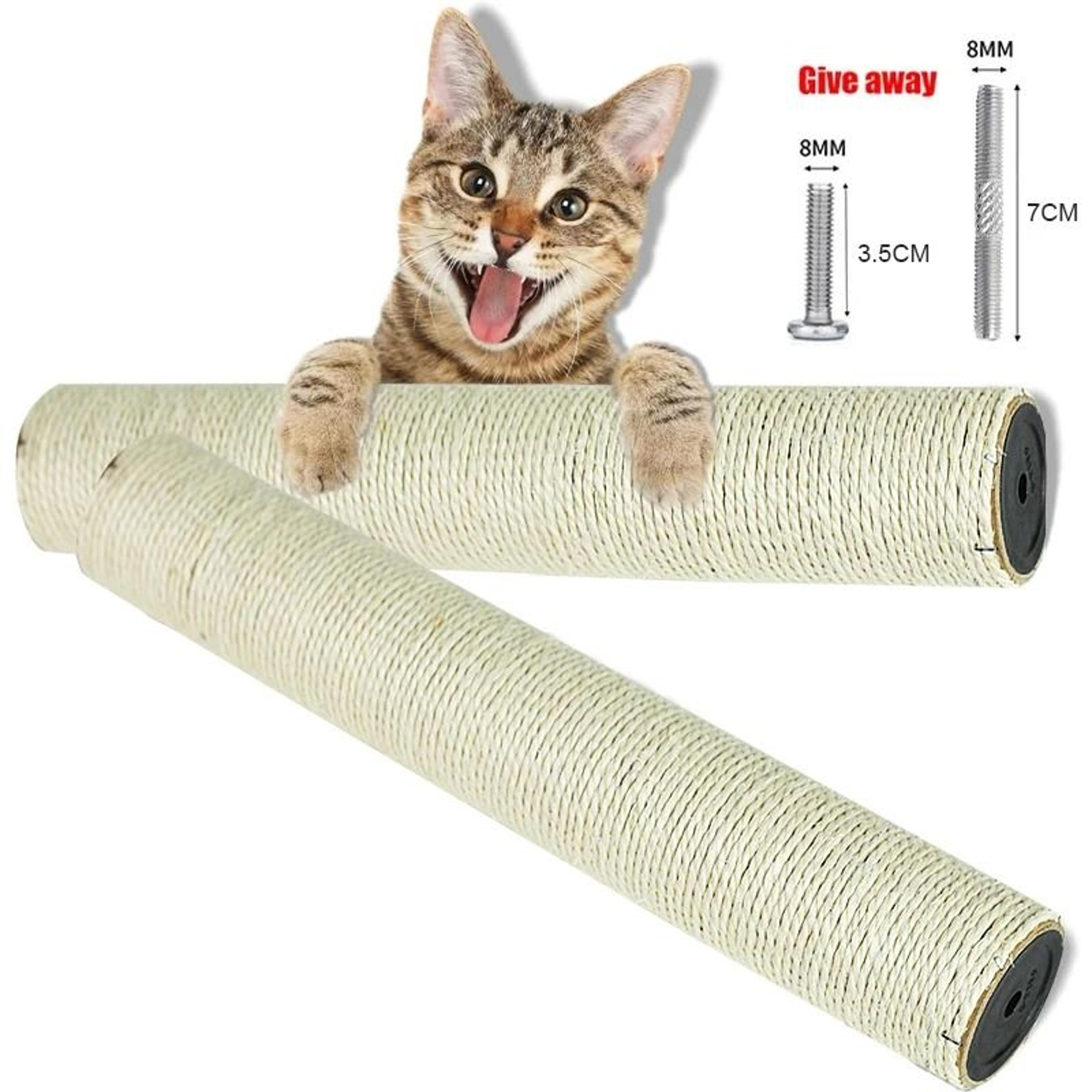 Replacement Sisal Cat Scratching Post Refill Pole With M8 Screw For Cat Trees And Scratch Towers 13