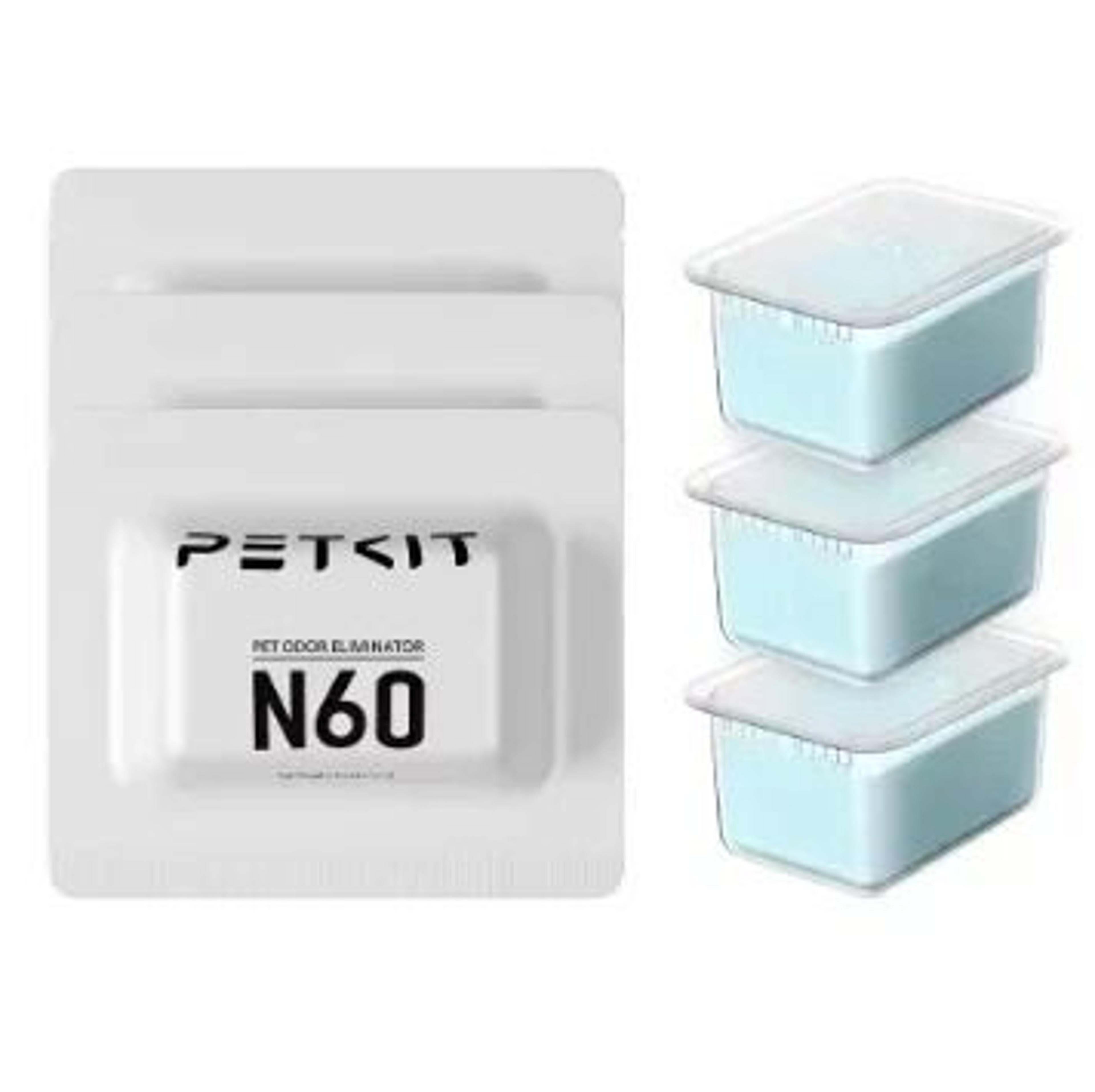 petkit n60 pet odor eliminator refills for purobot ultra self cleaning cat litter box 3 pack cat odor control