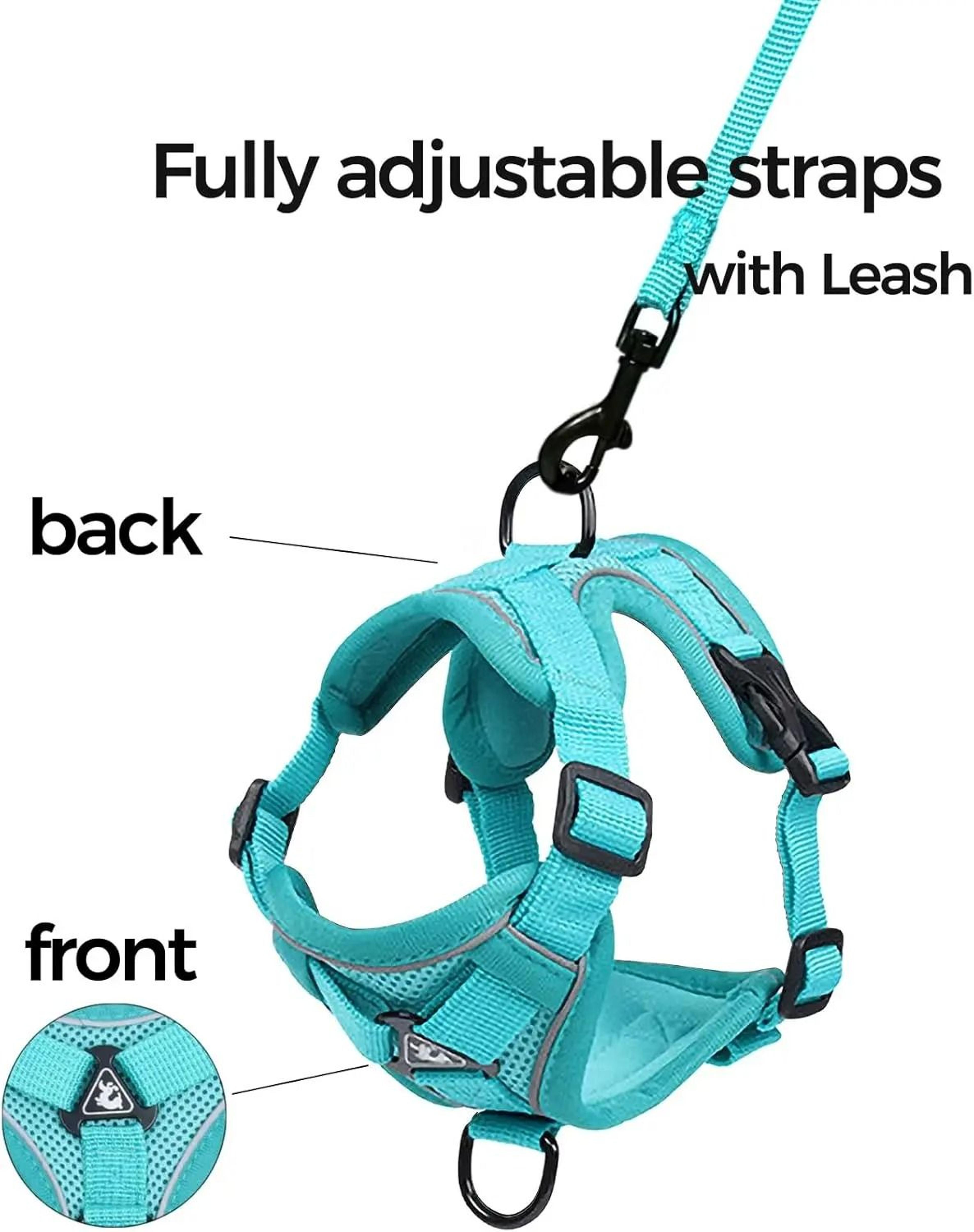 Adjustable Reflective Cat Harness And Leash Set 8