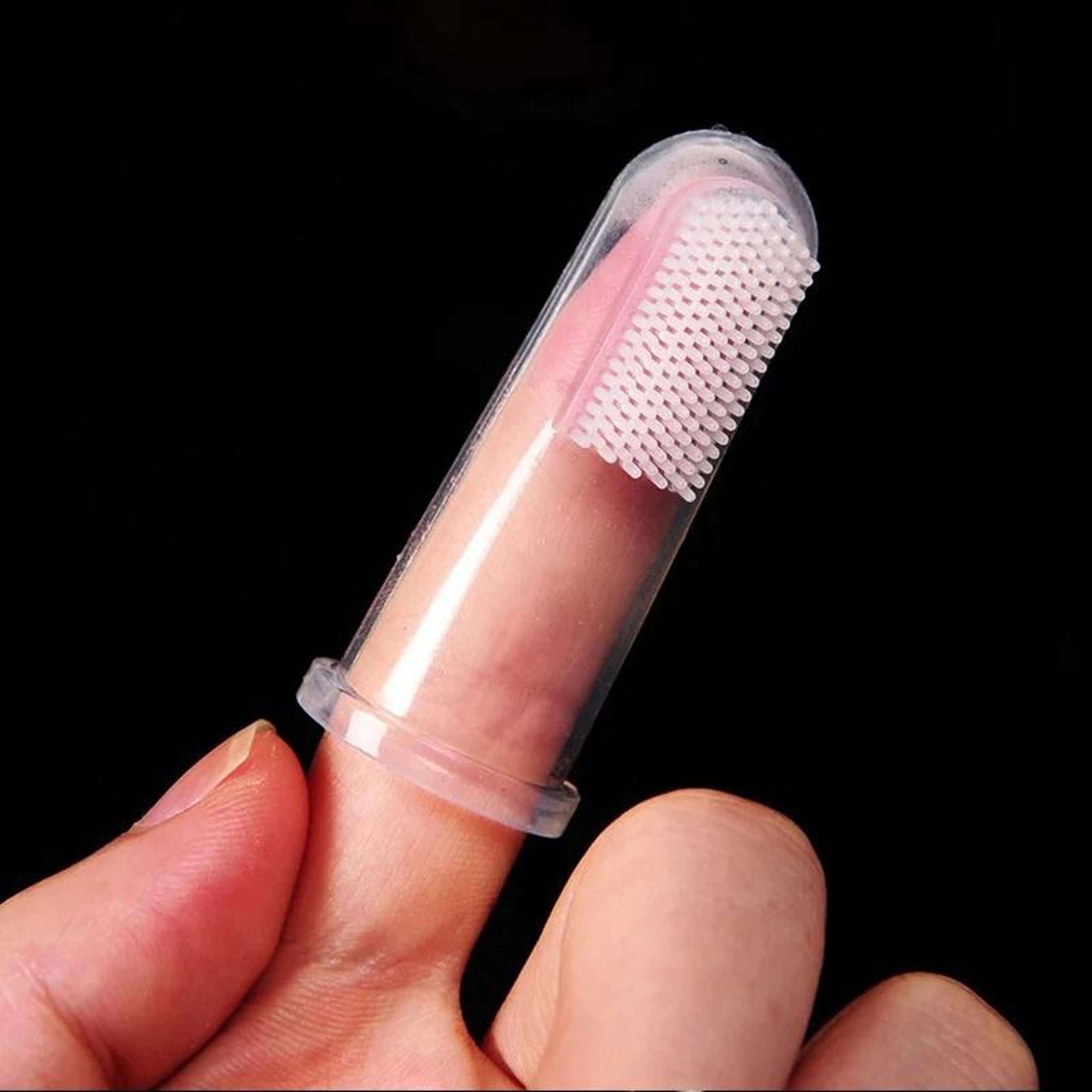Soft Pet Finger Toothbrush For Dog And Cat Dental Care 4