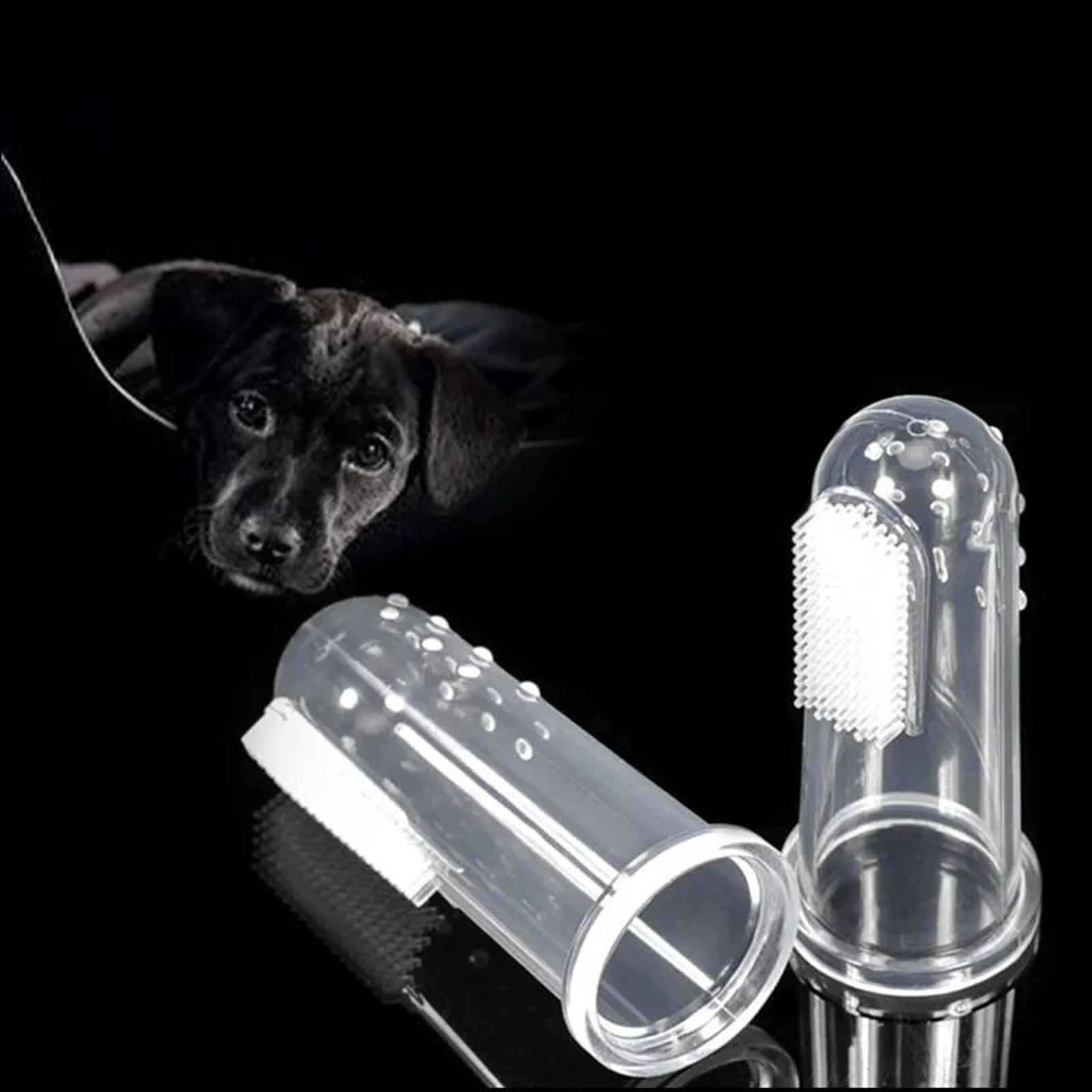 Soft Pet Finger Toothbrush For Dog And Cat Dental Care 5