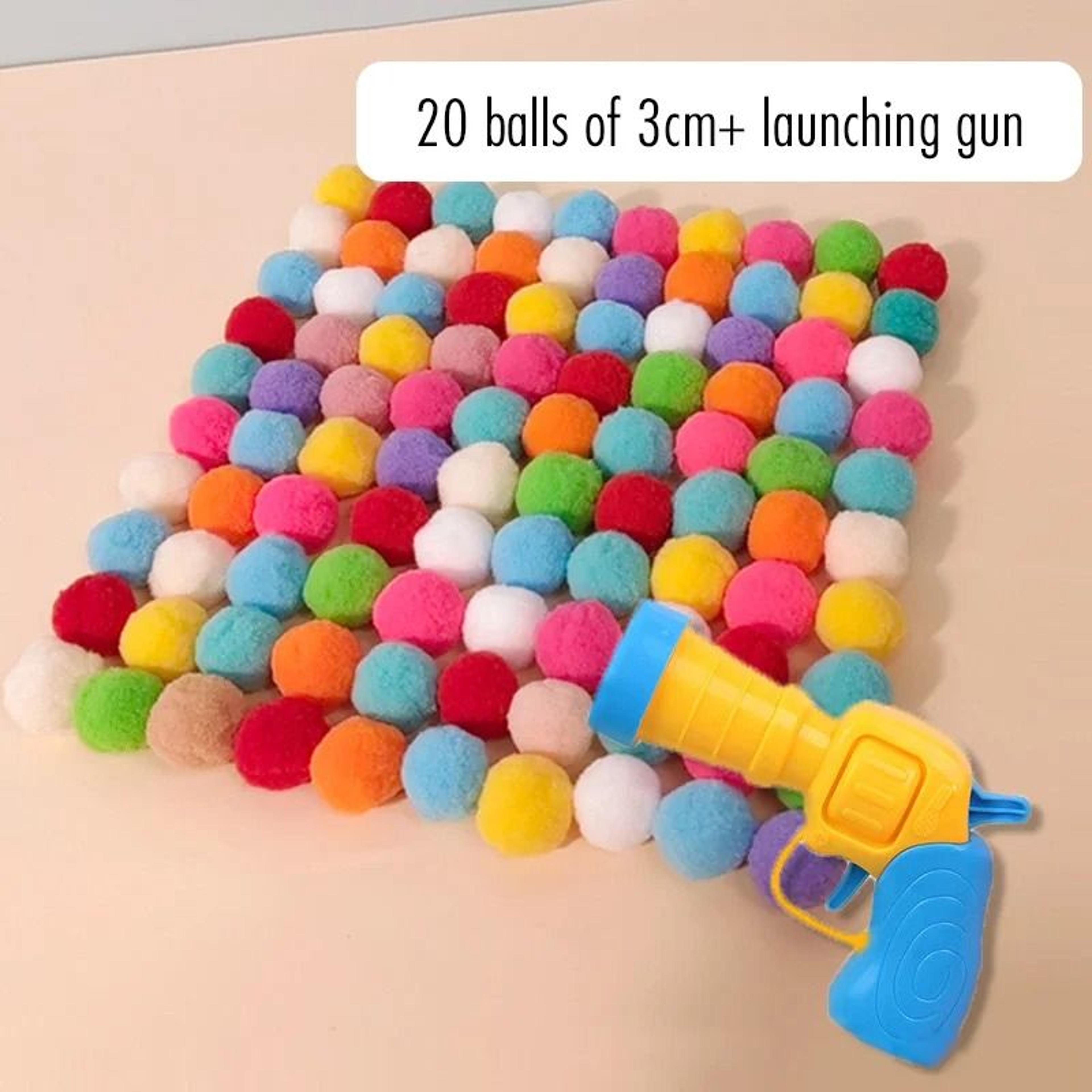 Interactive Cat Ball Launcher Toy With Quiet Plush Balls 4