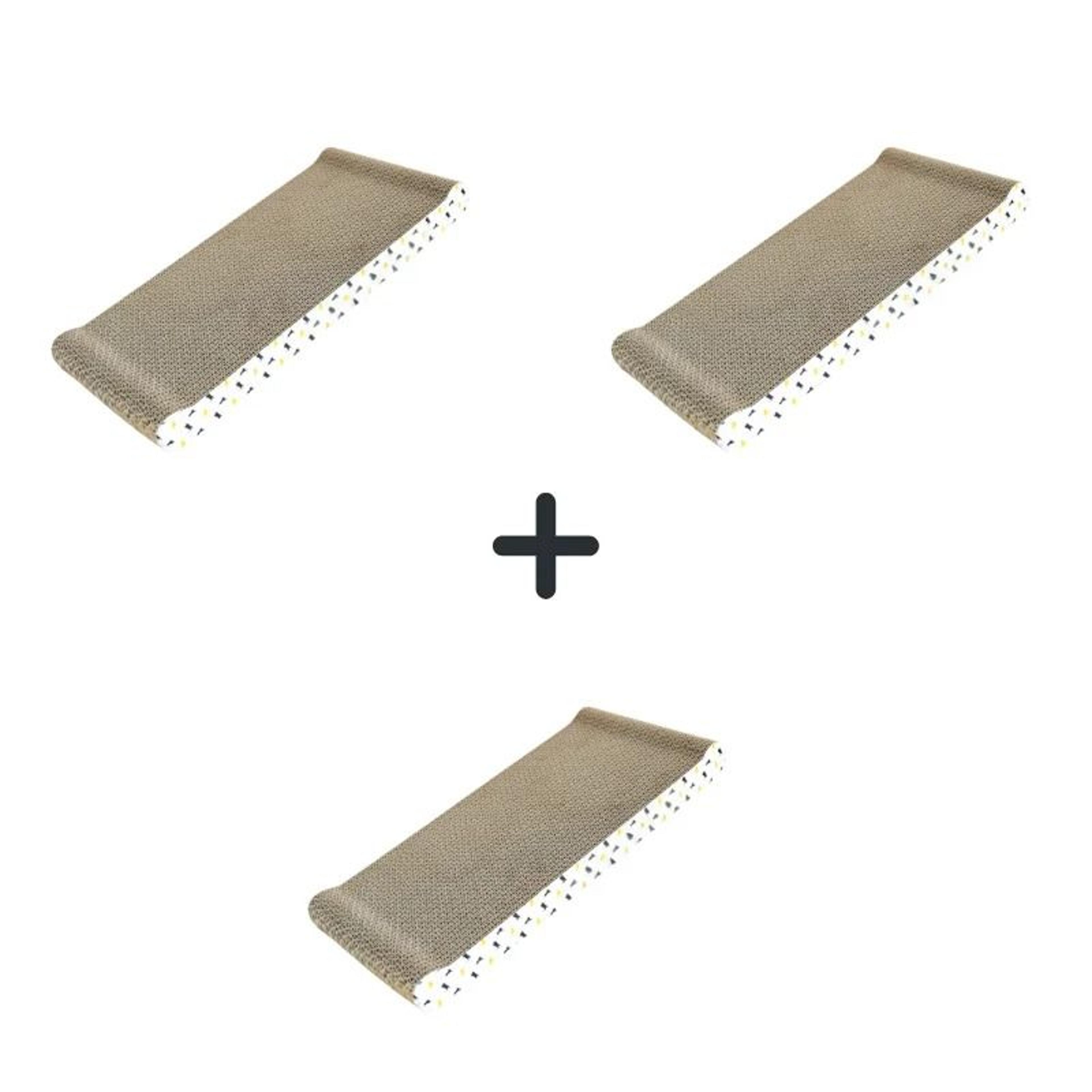 Double Sided Cardboard Cat Scratching Board Sofa Bed 7