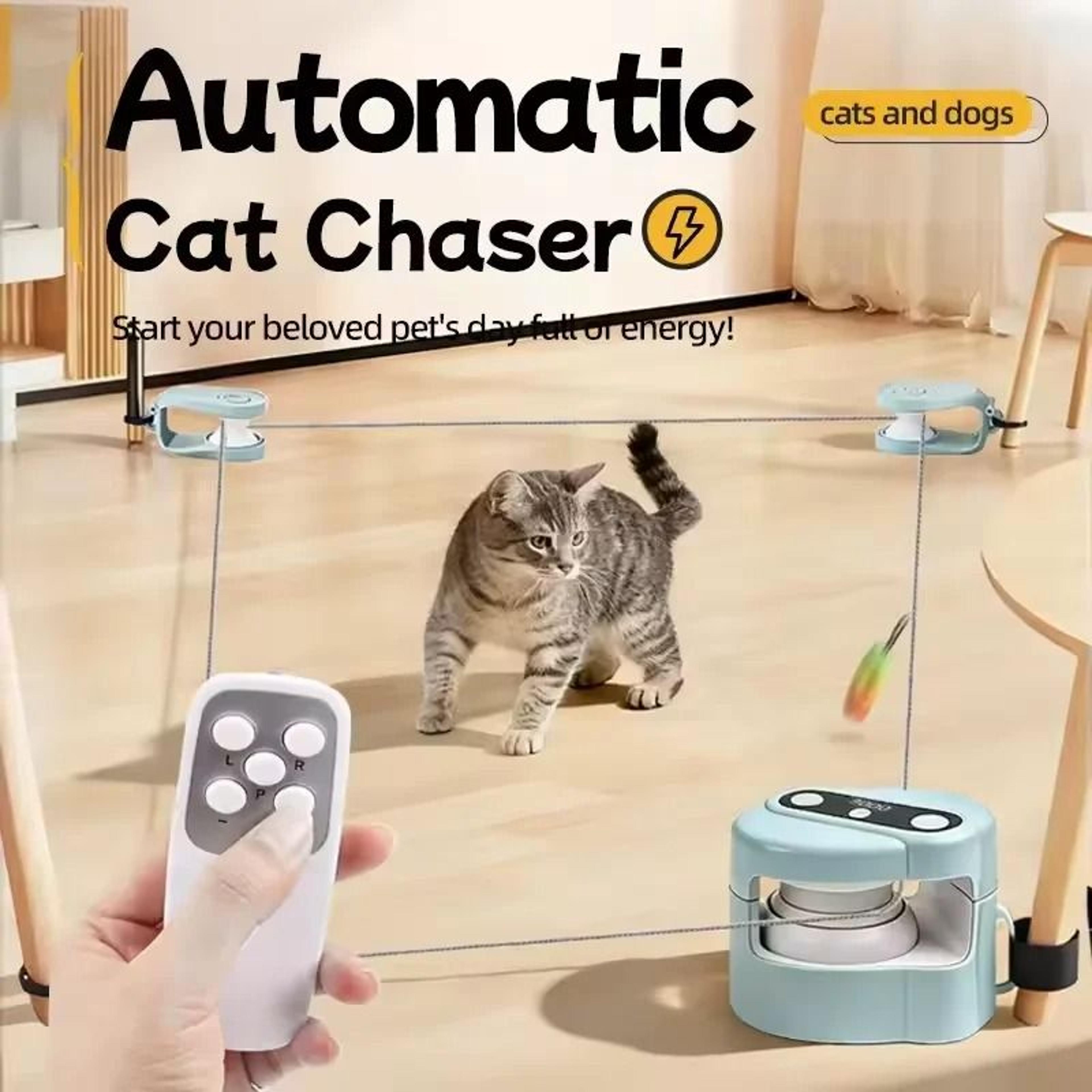 Remote Control Automatic Cat Chaser Toy With Bird Sound 6