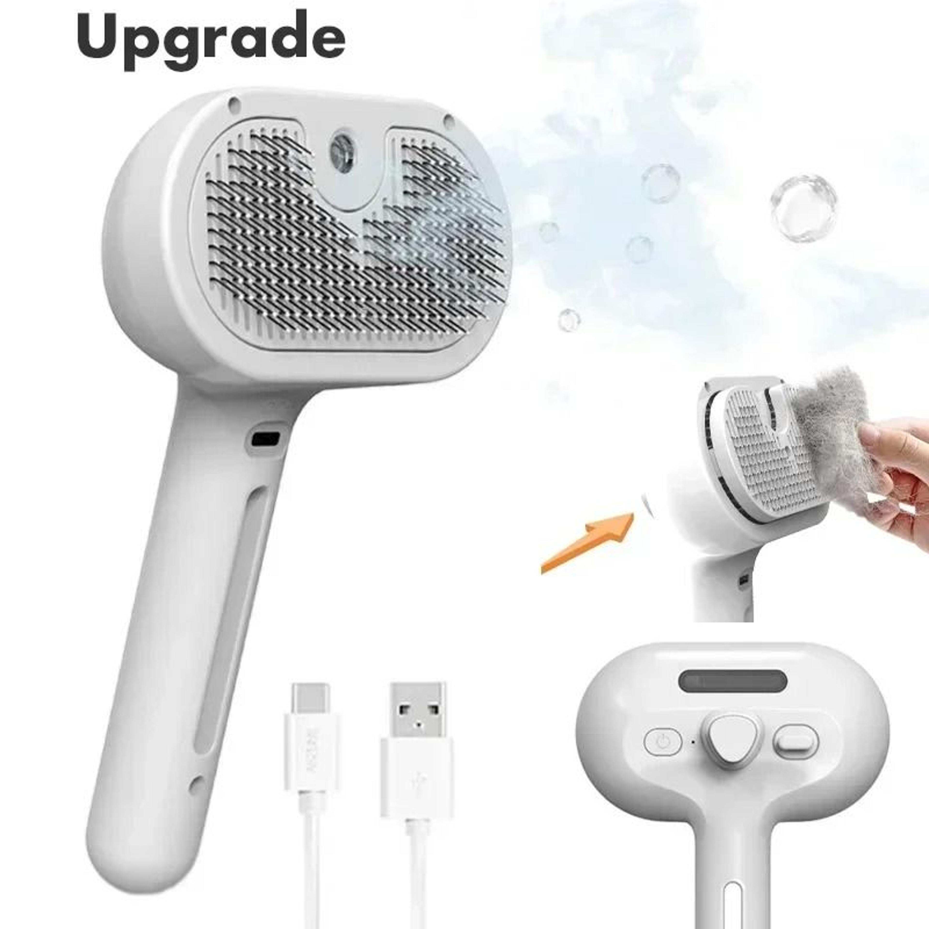 Pet Steam Brush For Cat And Dog Hair Removal 1