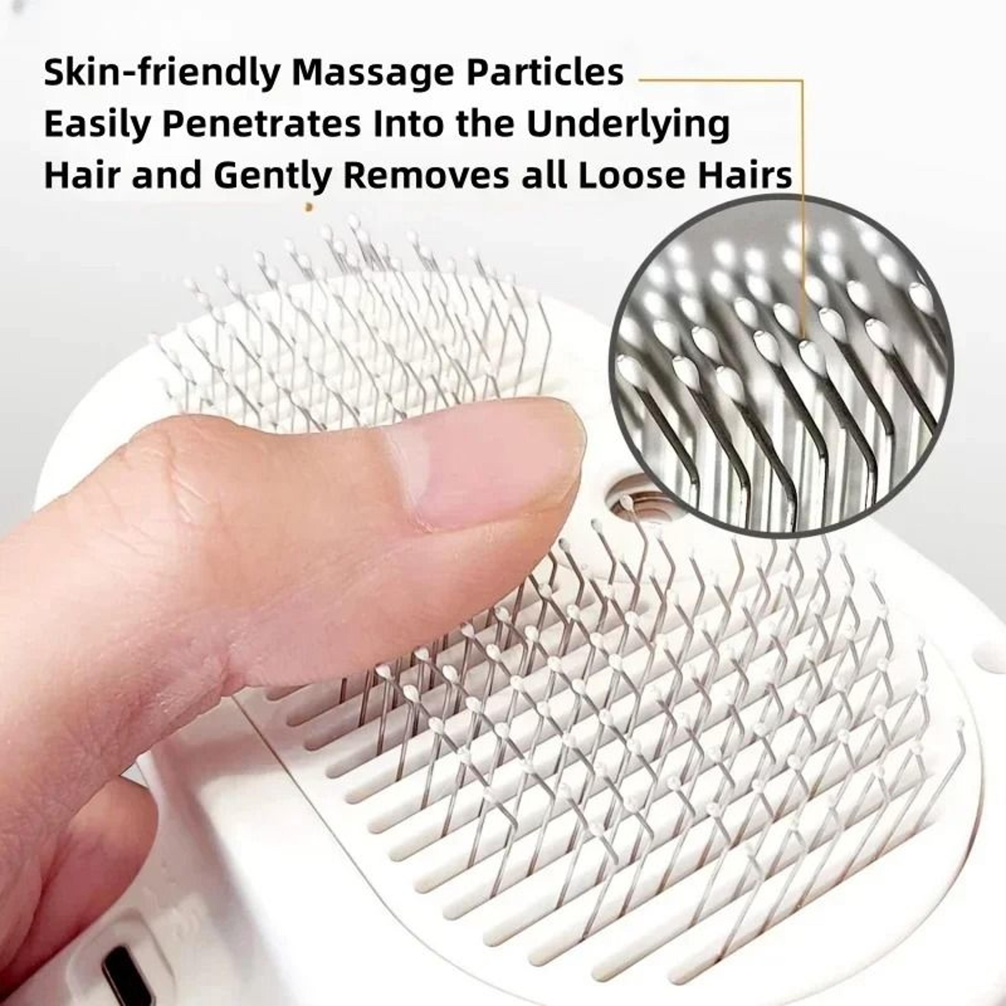 Pet Steam Brush For Cat And Dog Hair Removal 8